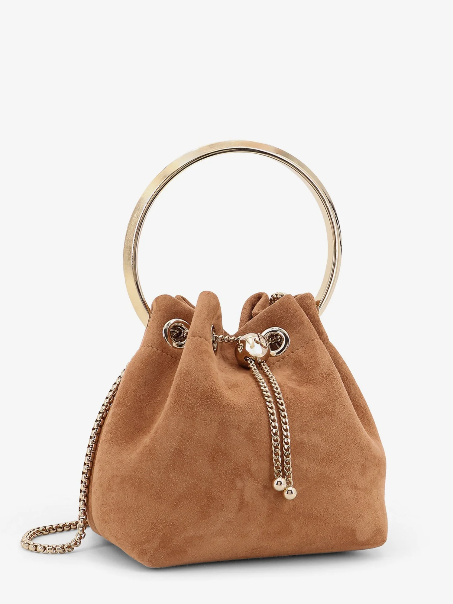Jimmy Choo Bonbon Mirrored Fabric Bucket Bag - Image 13