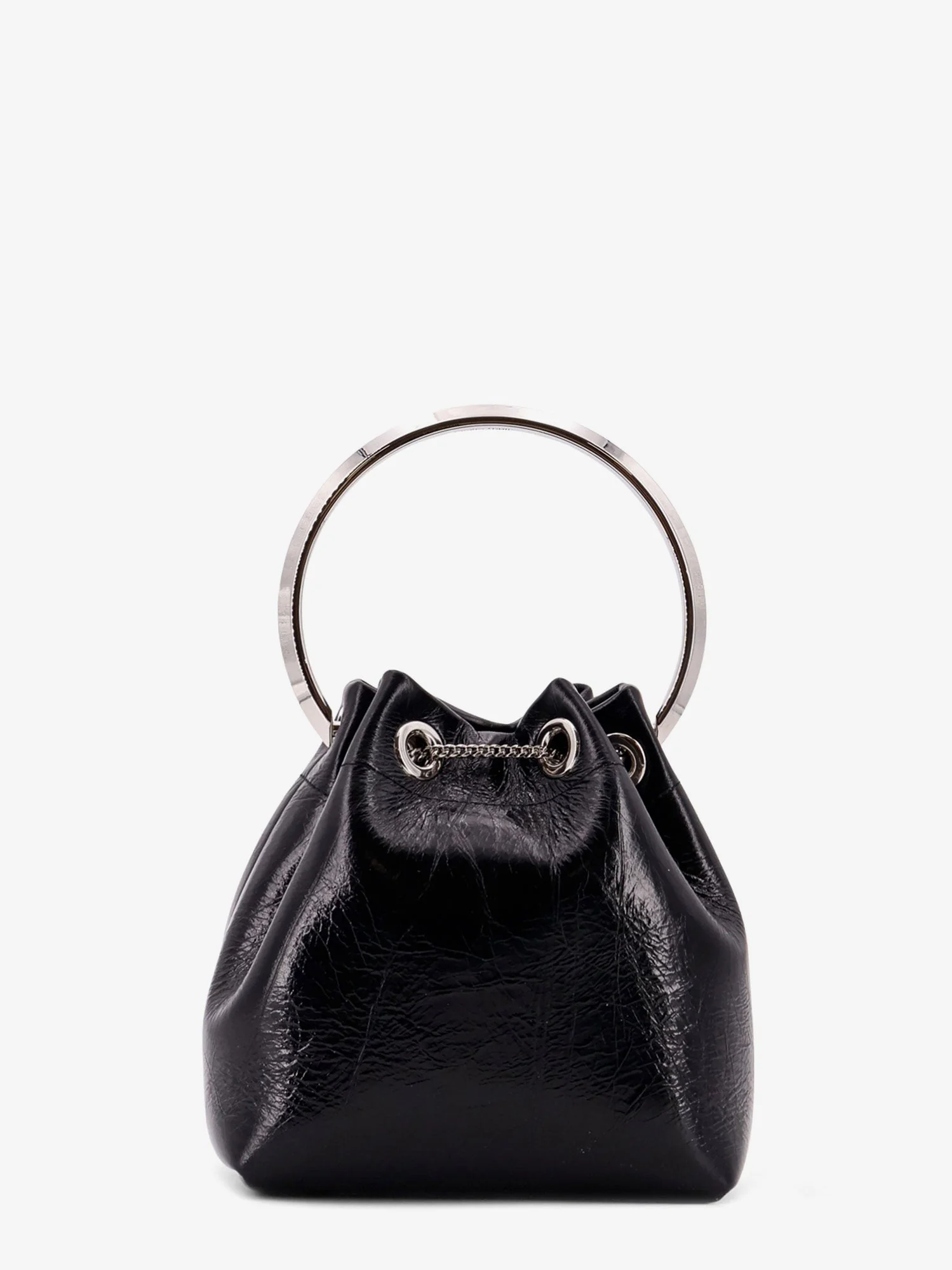 Jimmy Choo Bonbon Mirrored Fabric Bucket Bag - Image 22