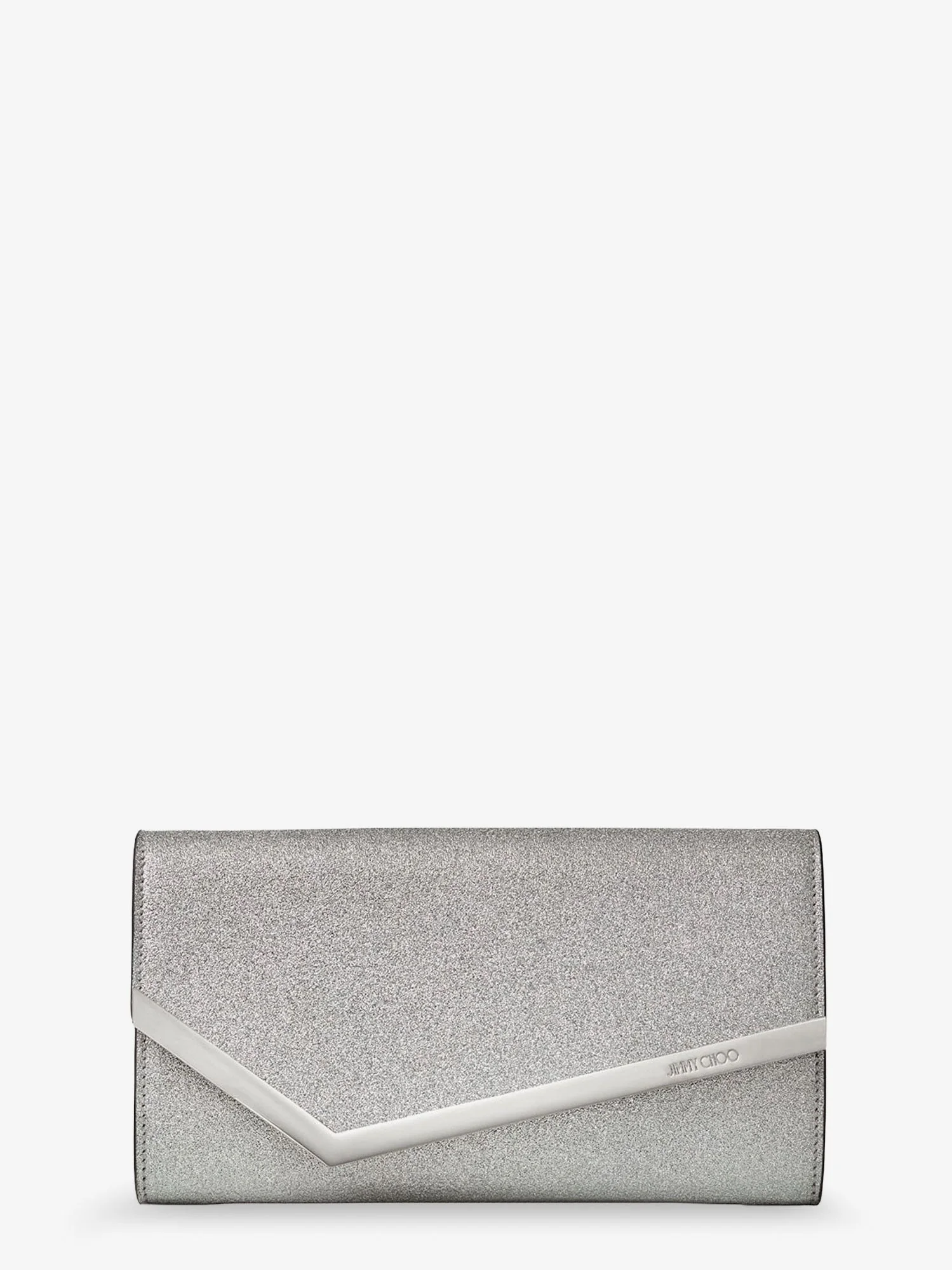 Jimmy Choo Emmie Leather Clutch With All-Over Glitter - Image 11