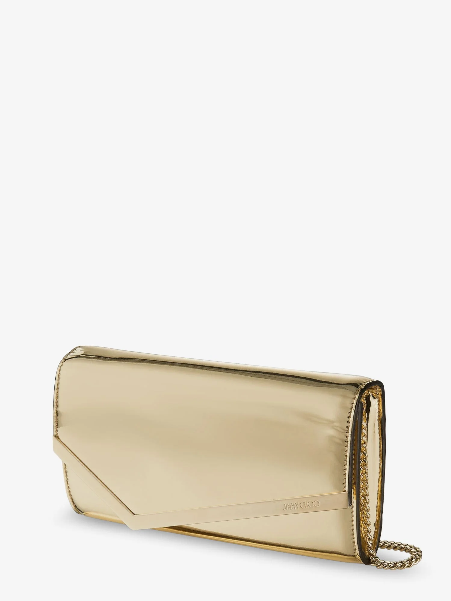 Jimmy Choo Emmie Leather Clutch With All-Over Glitter - Image 8