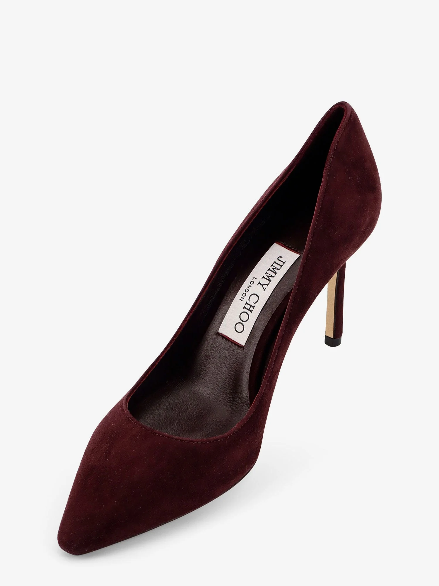 Jimmy Choo Romy 85 Leather Pumps With Croco Effect - Image 4