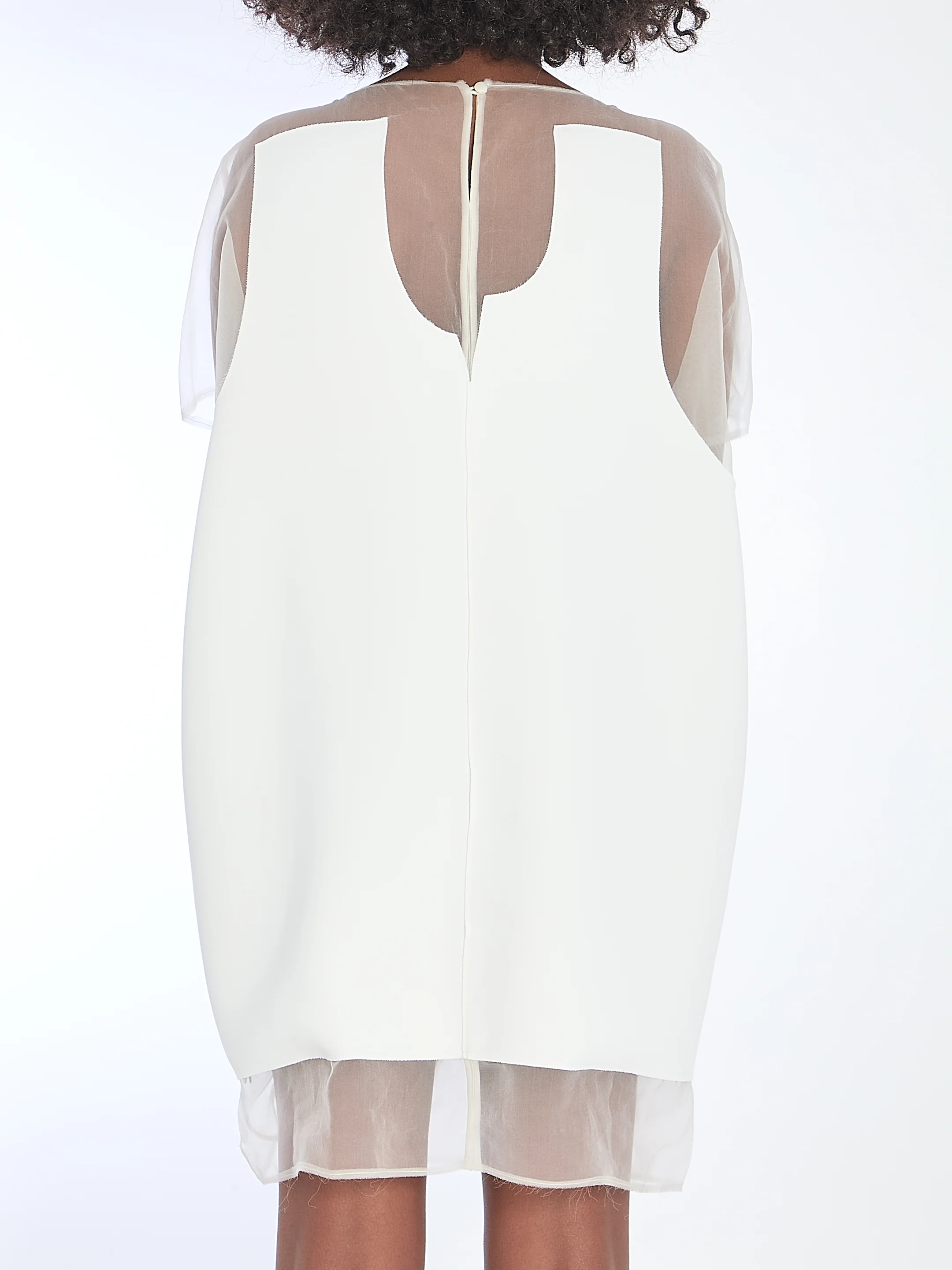 Khaite White Winona Dress In White - Image 4