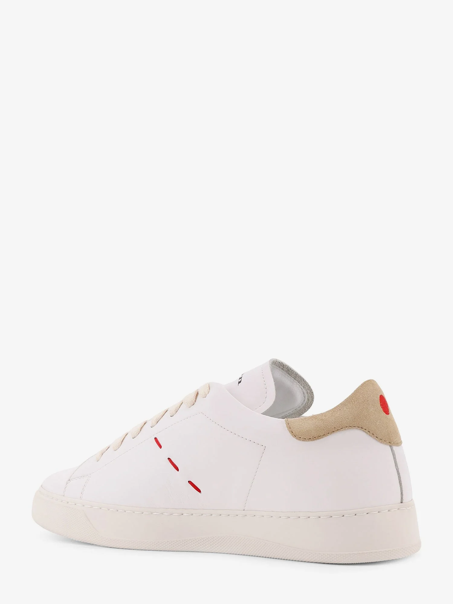 Kiton Ciro Paone Leather Sneakers With Iconic Stitching - Image 3