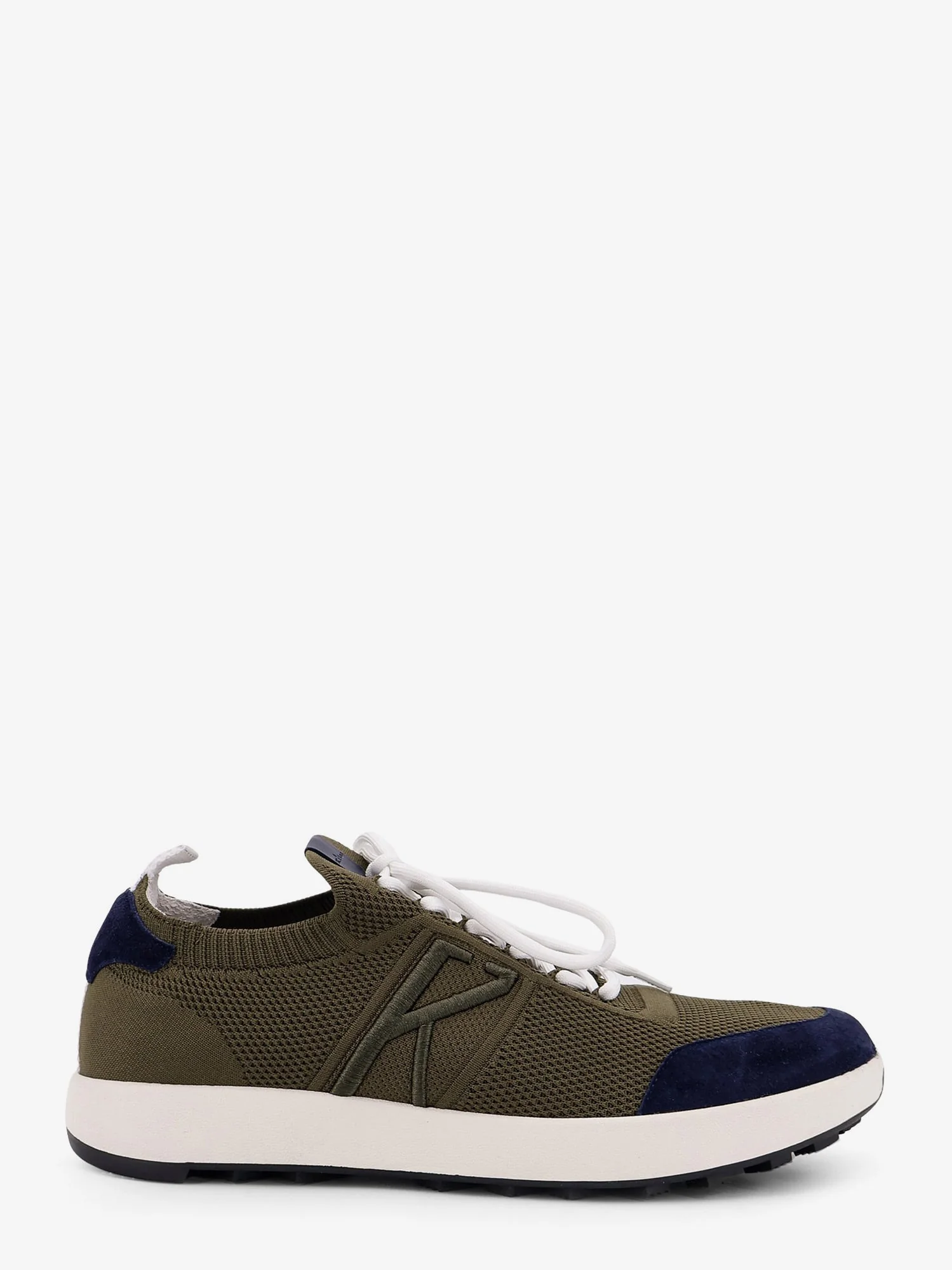 Kiton Ciro Paone Low-Top Mesh Sneakers With Suede Profiles - Image 6