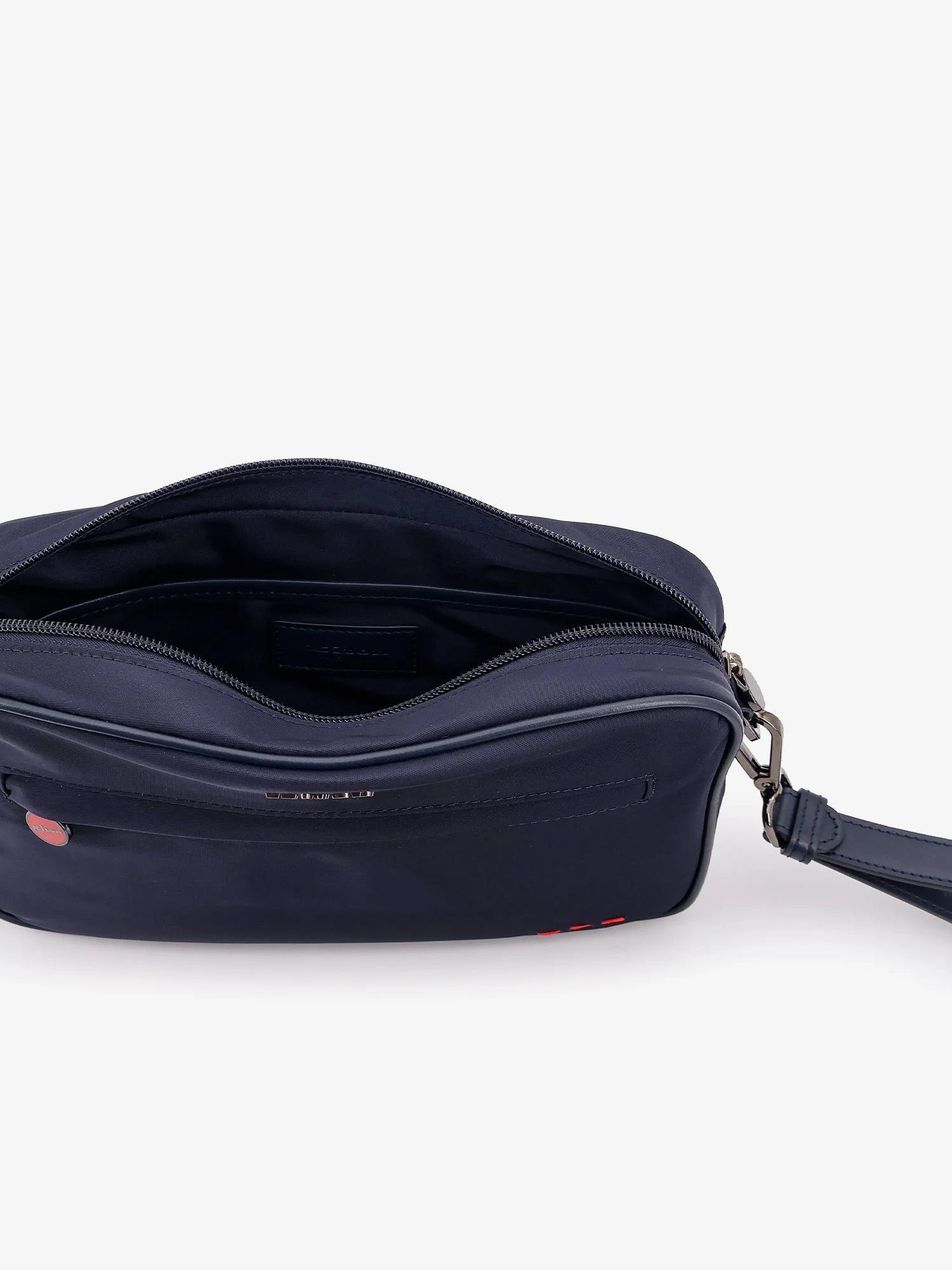 Kiton Ciro Paone Nylon Clutch Bag With Iconic Logo Embroidery - Image 8
