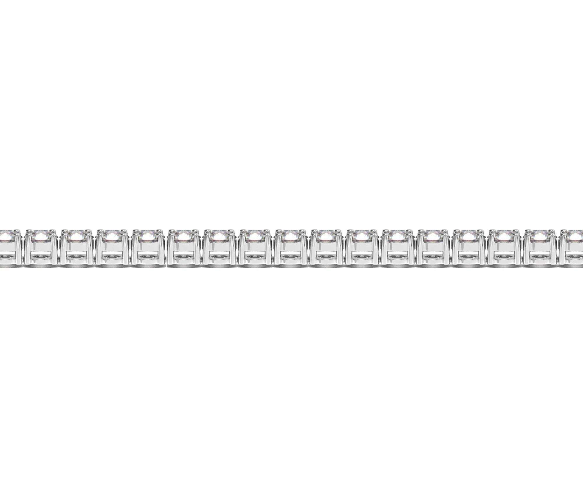 Lab Grown Round Diamond Tennis Bracelet in 14k White Gold (6 cctw F/G VS2/SI1) - Image 3