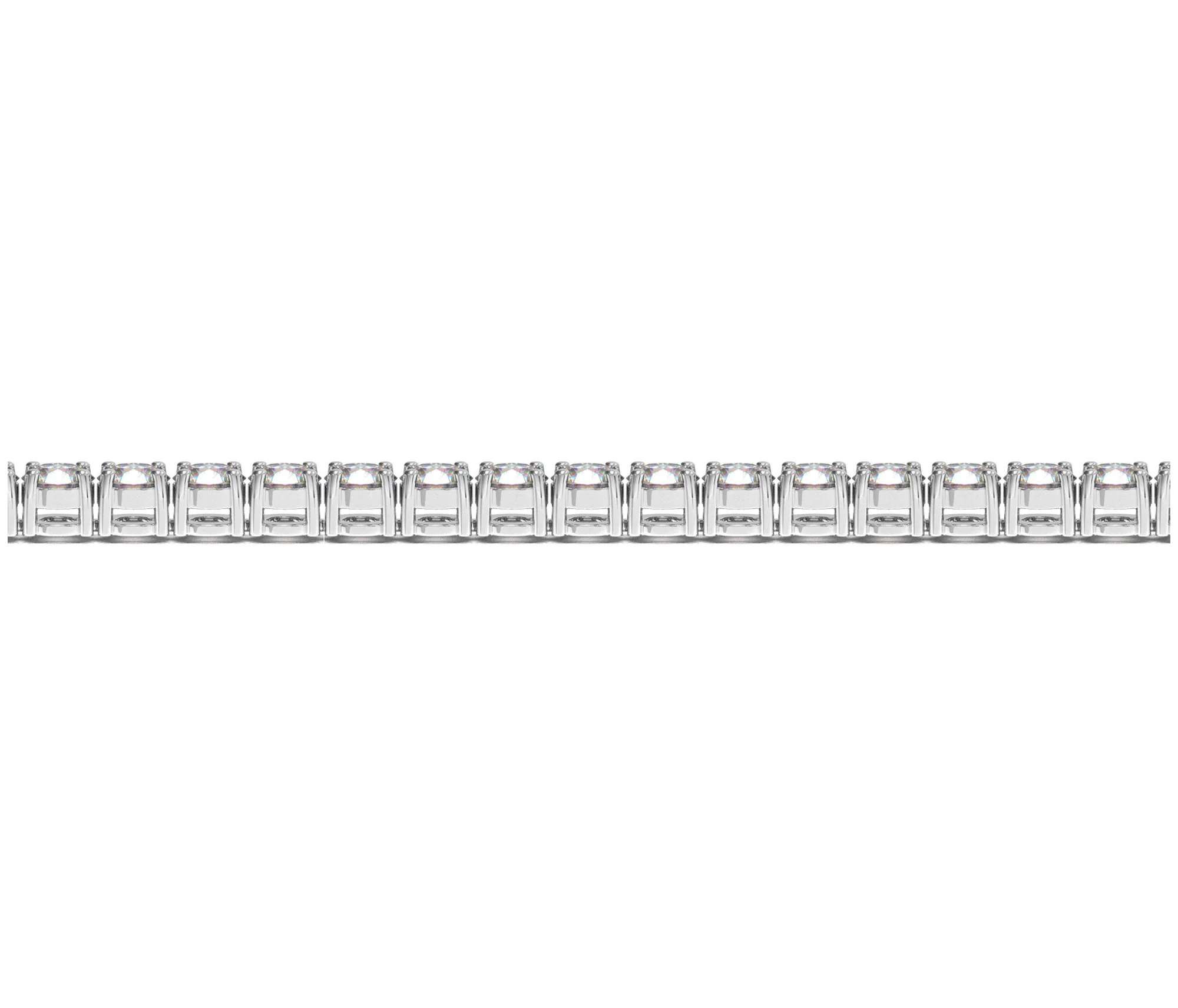 Lab Grown Round Diamond Tennis Bracelet in 14k White Gold (8 cctw F/G VS2/SI1) - Image 3