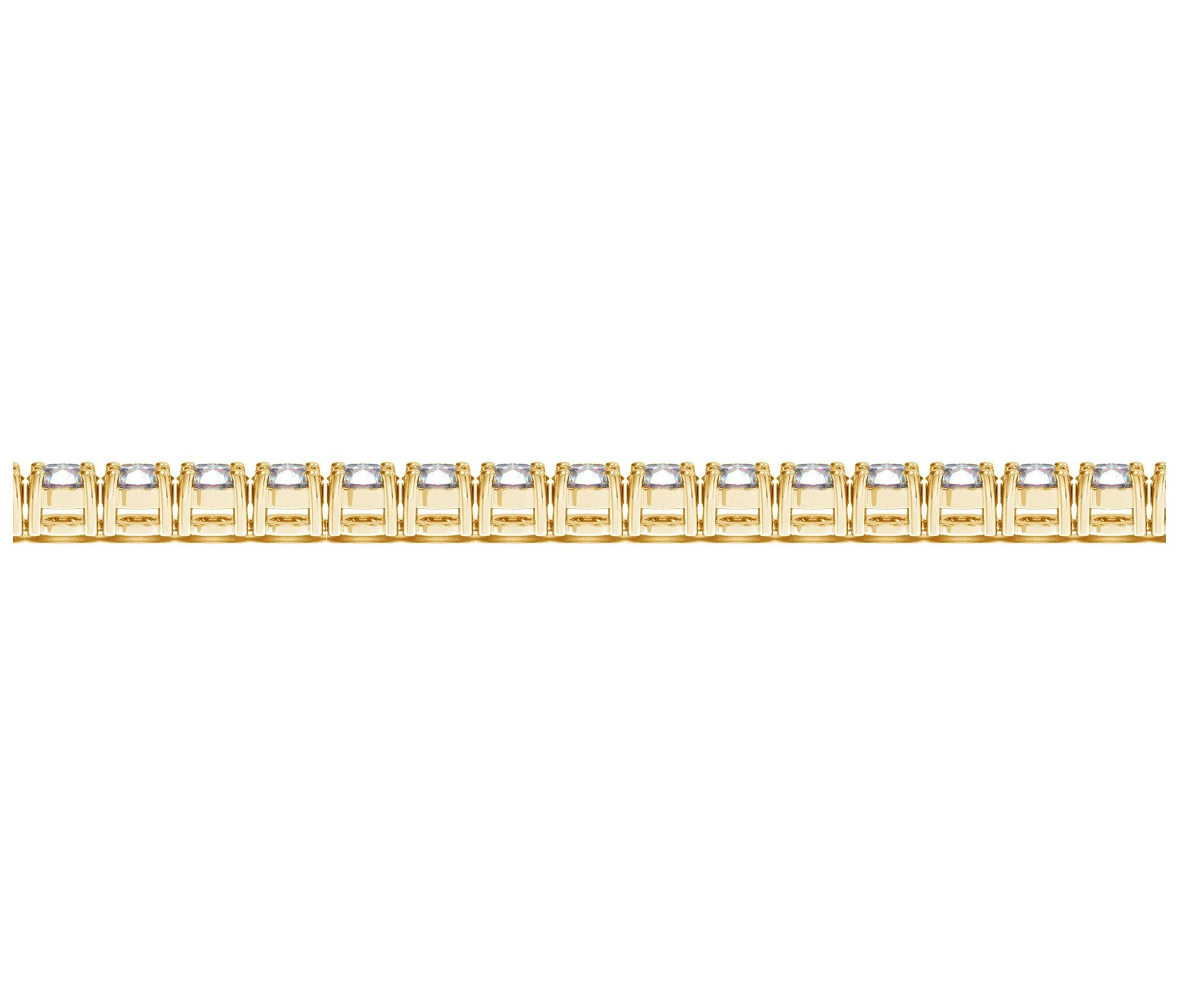Lab Grown Round Diamond Tennis Bracelet in 14k Yellow Gold (8 cctw F/G VS2/SI1) - Image 3
