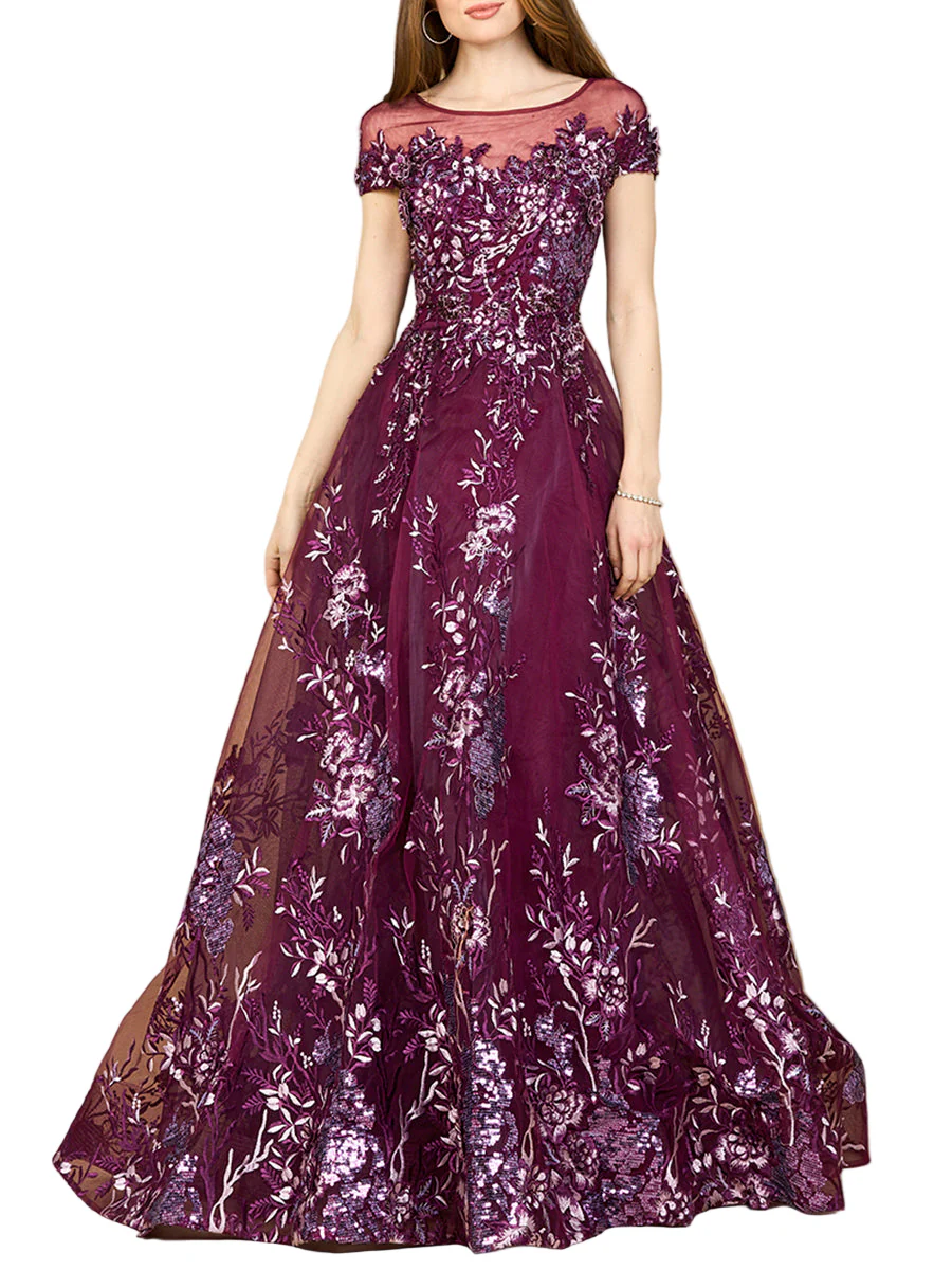 Lara 29619 Lace Applique A-line Ball Gown