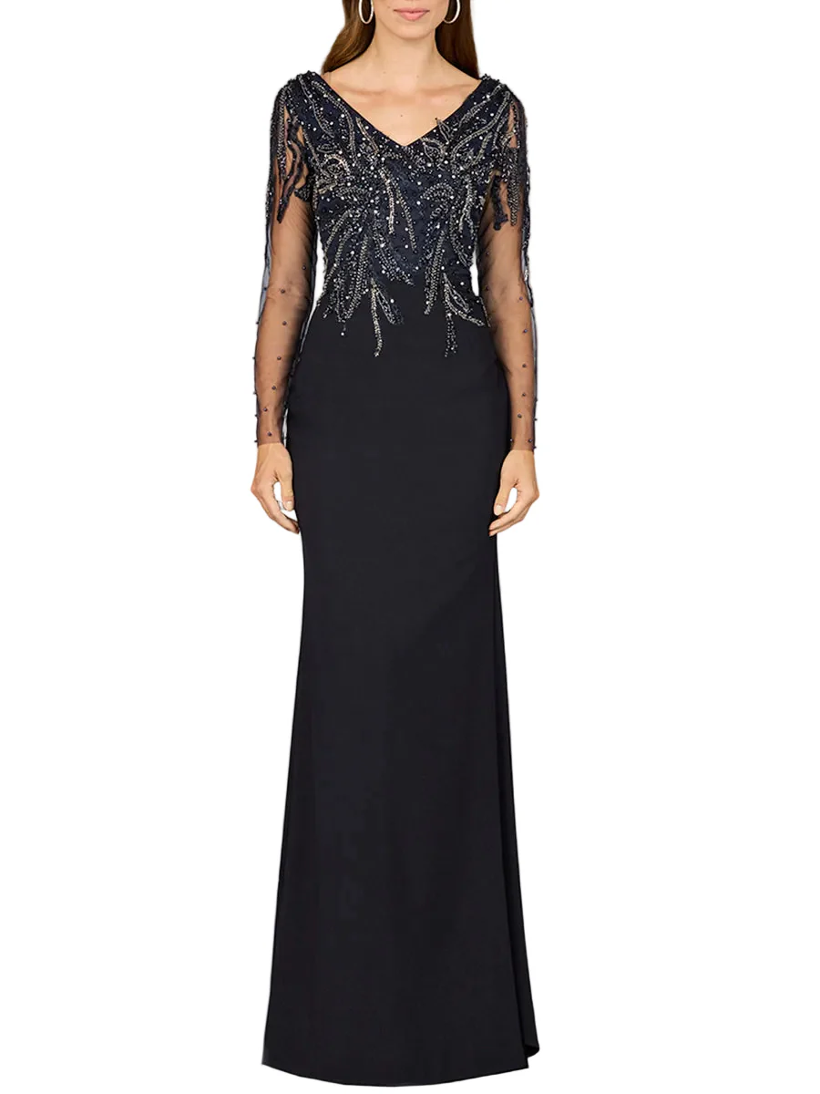 Lara Long Sleeve Knit Gown
