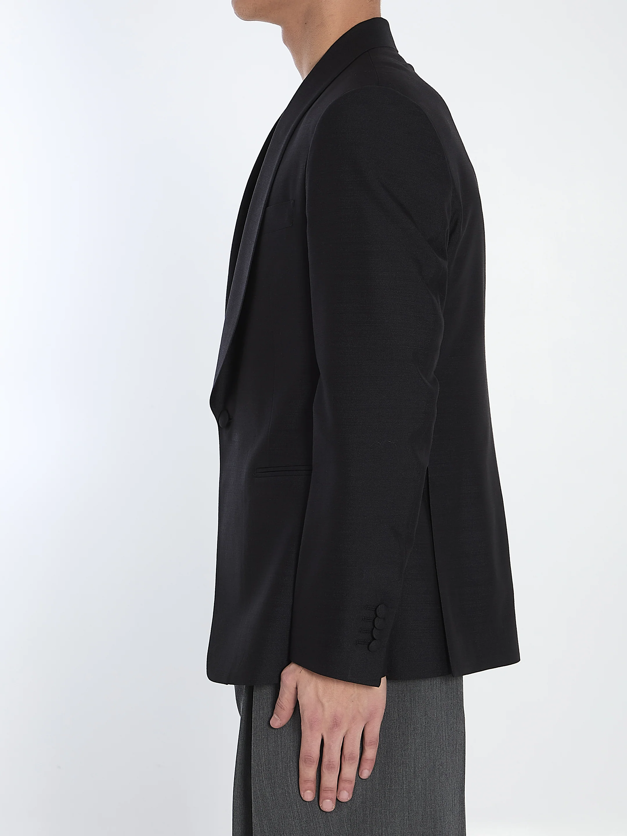 Lardini Silk Single-breasted Jacket - Image 3