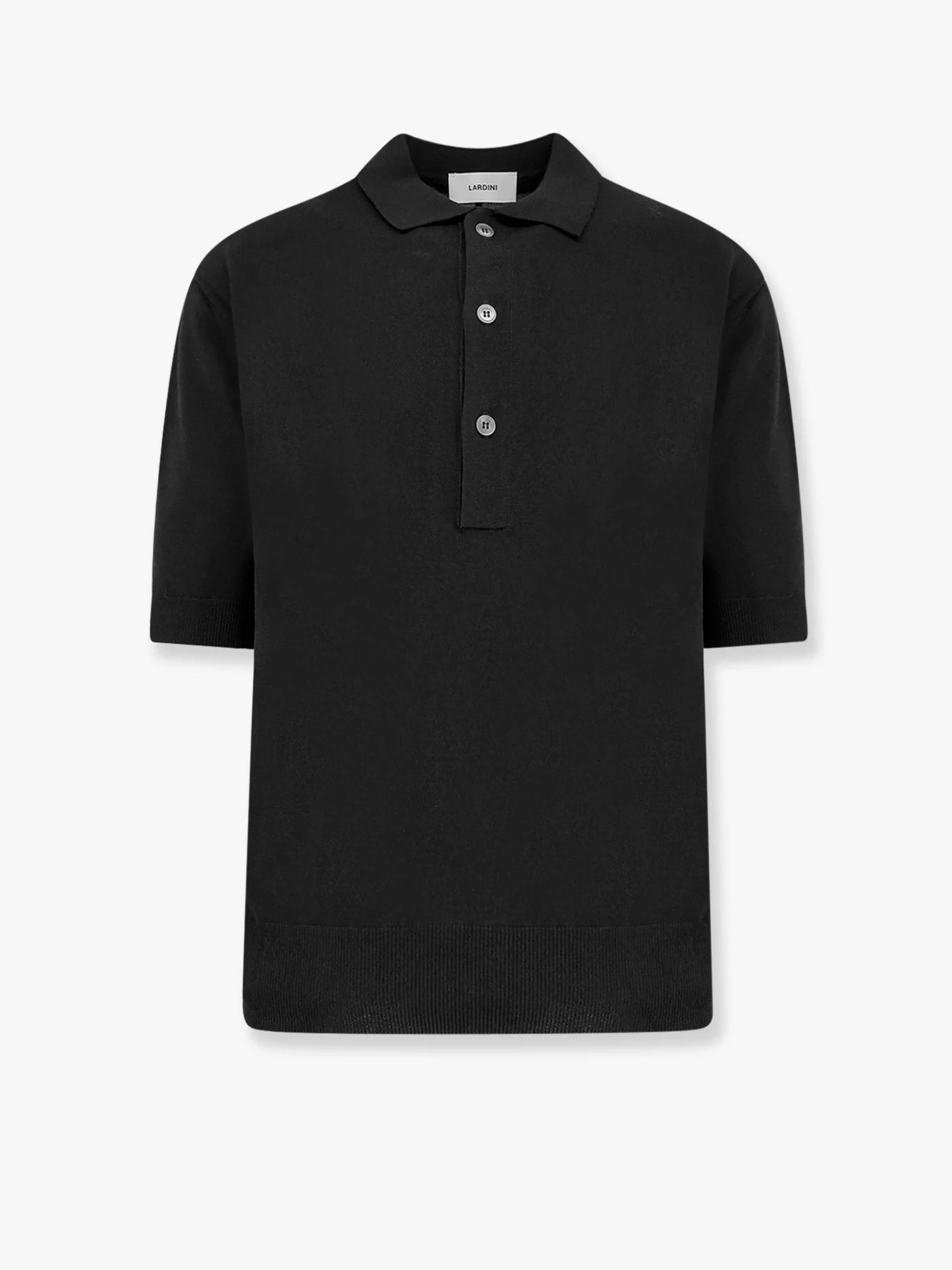 Lardini Viscose And Cotton Knit Polo Shirt - Image 6