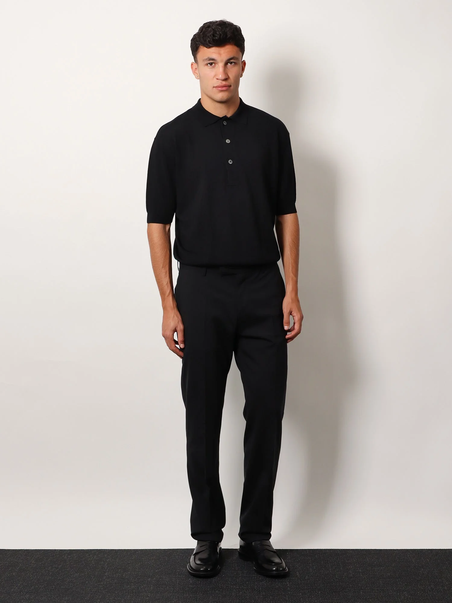 Lardini Viscose And Cotton Knit Polo Shirt - Image 7