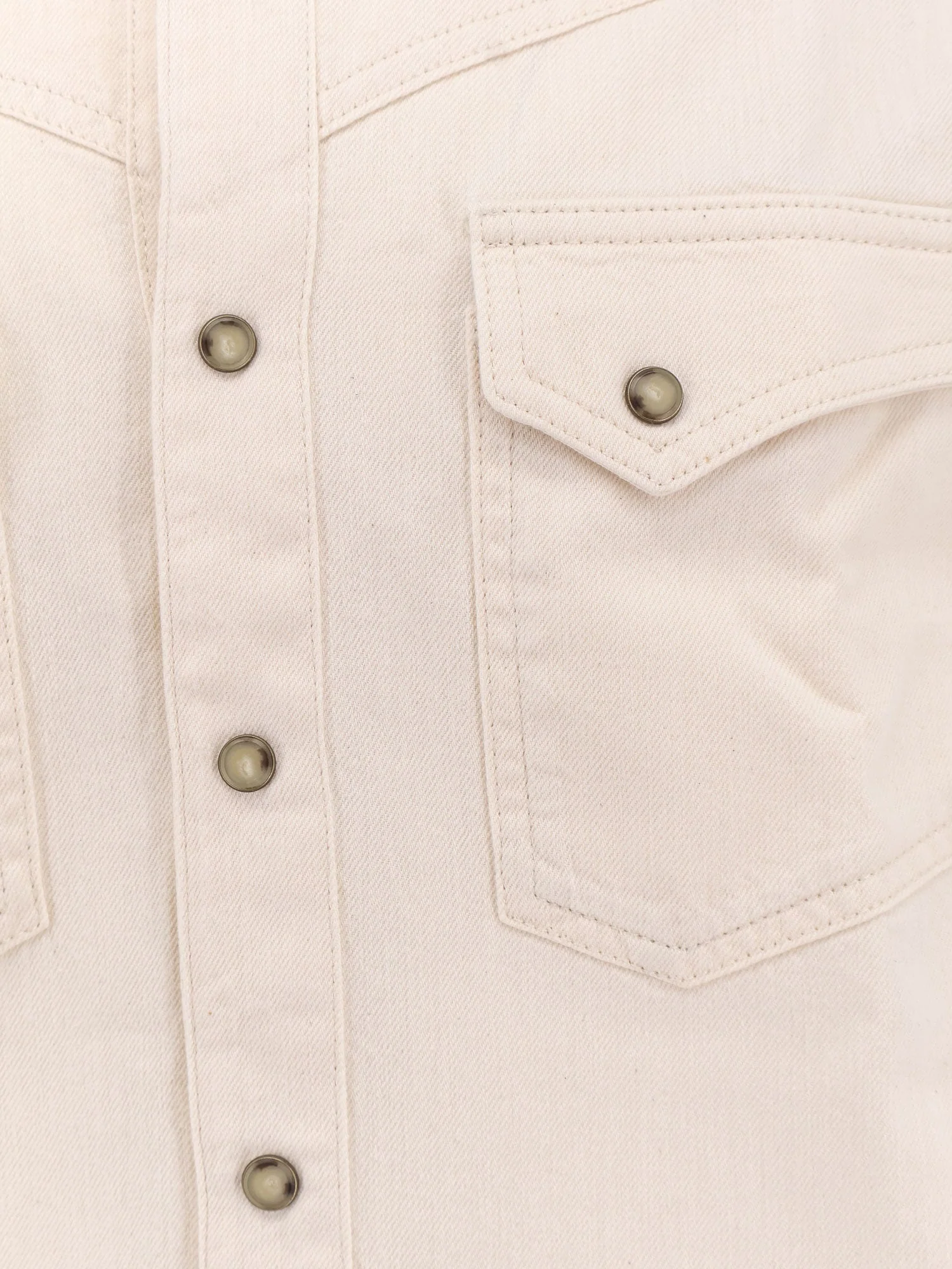 Lardini White Denim Shirt - Image 3