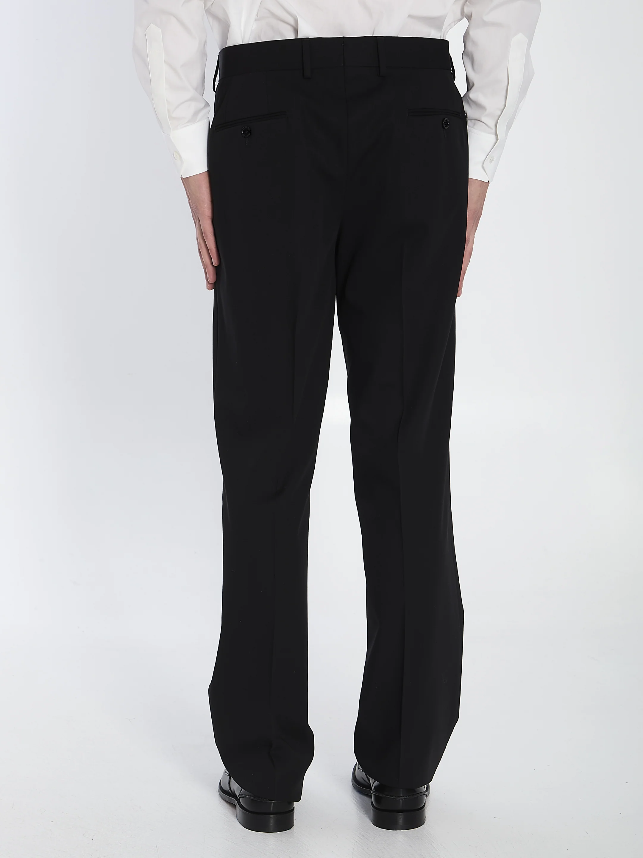 Lardini Wool Tailored Trousers - Image 4