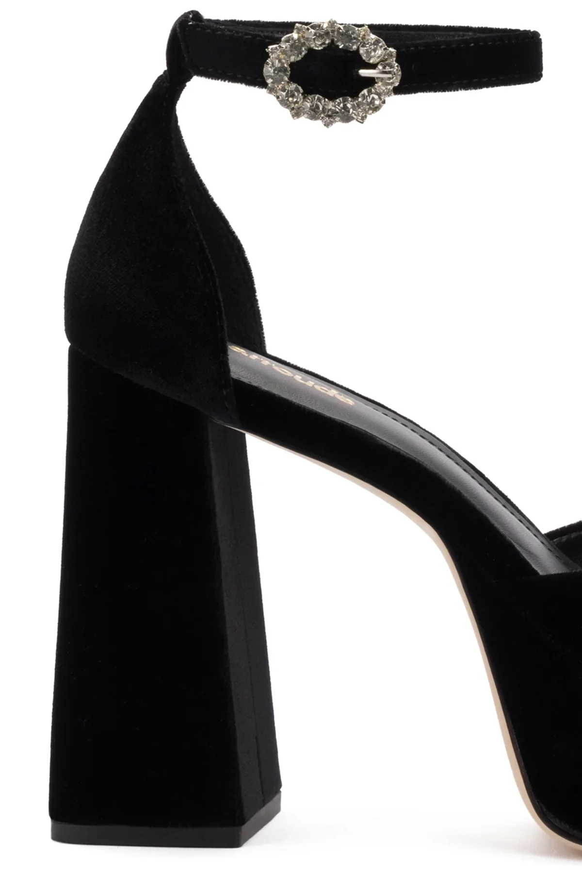 Larroude Ari Pump In Black Velvet - Image 3