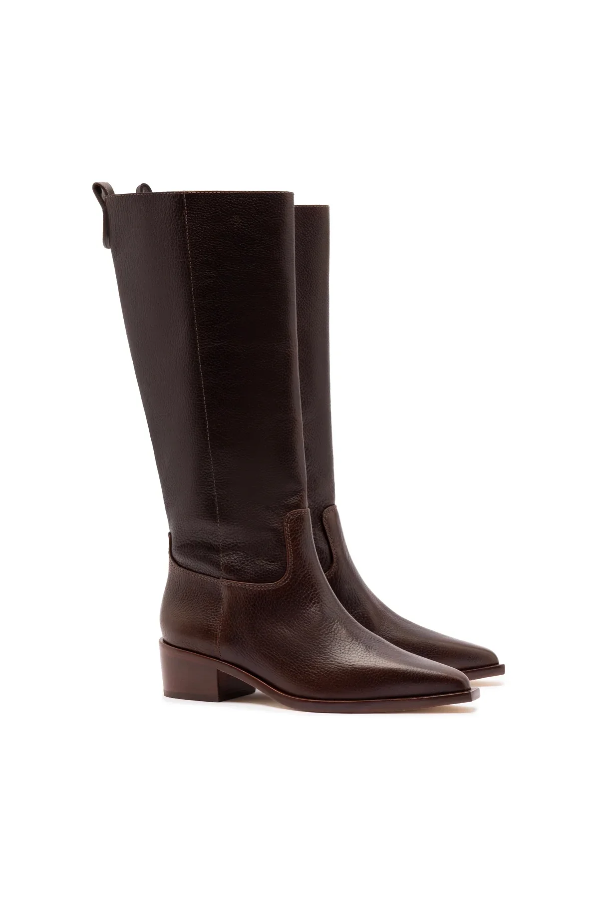 Larroude Florencia Boot In Brown Leather - Image 2
