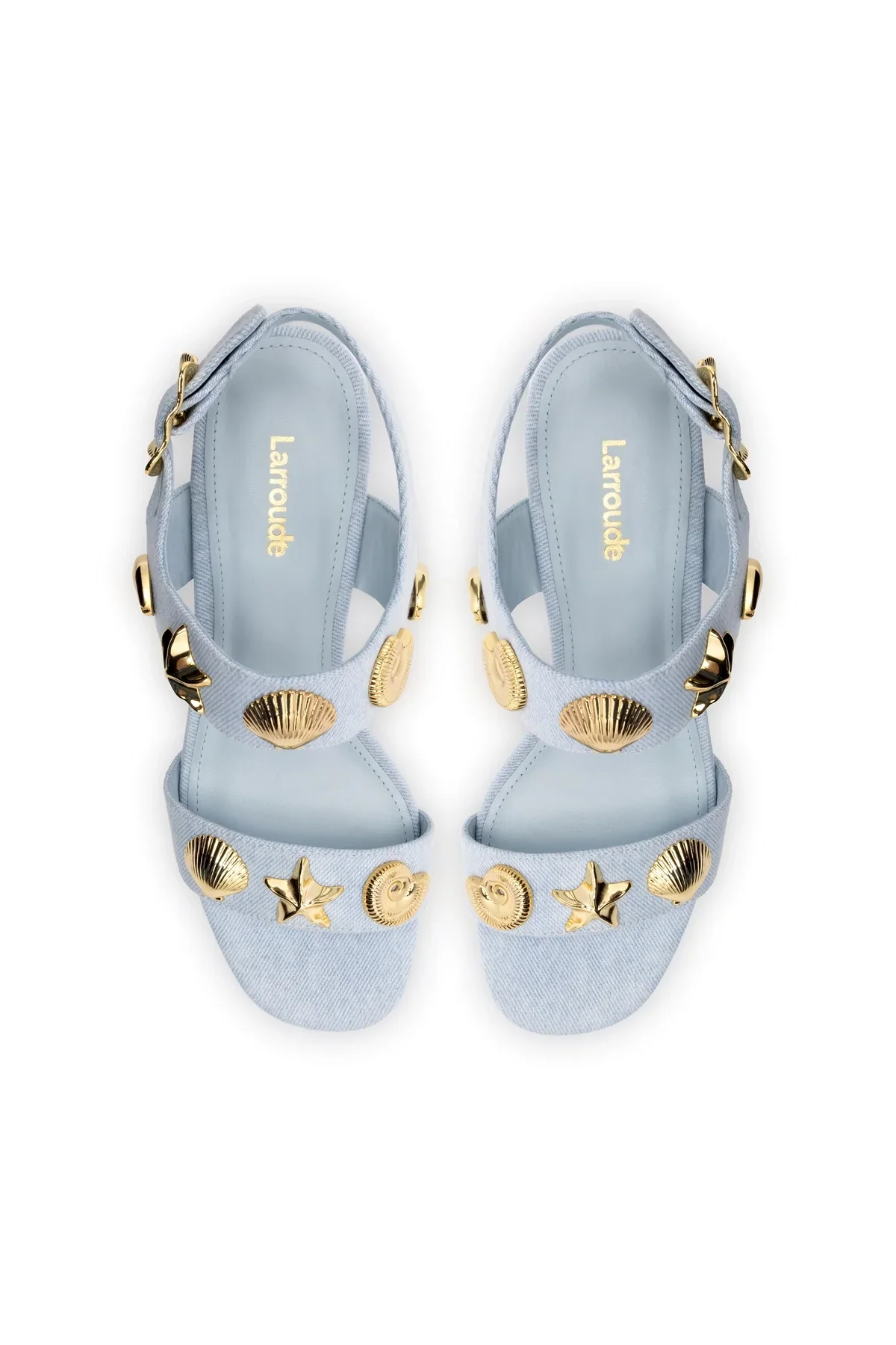 Larroude Madison Block In Maya Denim - Image 3