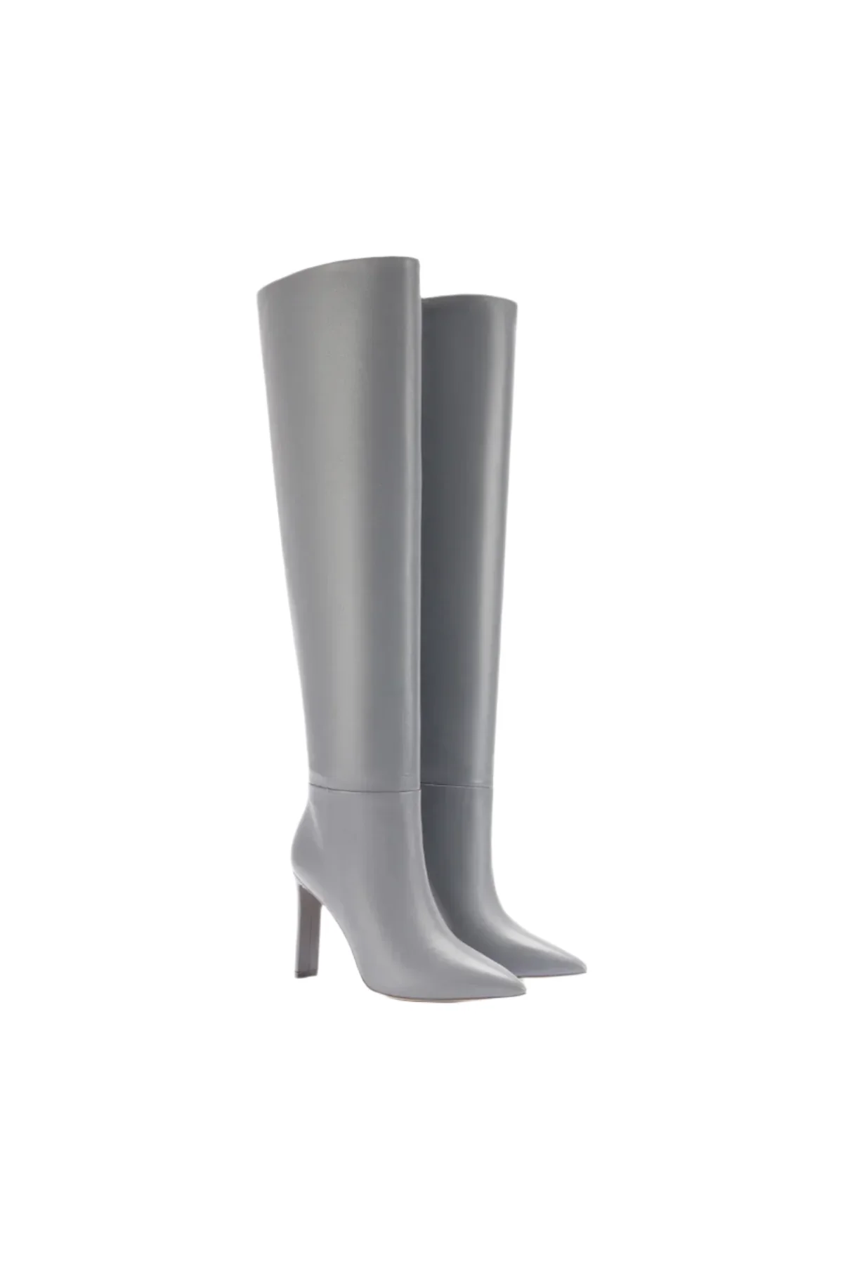 Larroudé x Jennifer Fisher Boot In Cement Grey Leather - Image 2