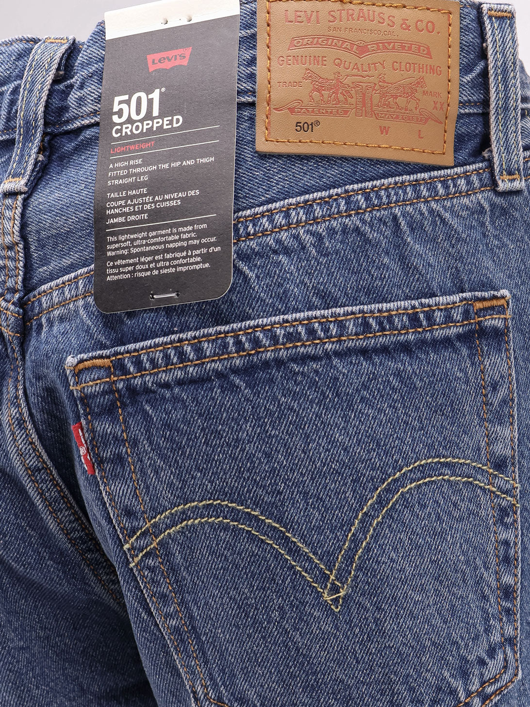 Levi's 501 Cropped Jeans - Image 3