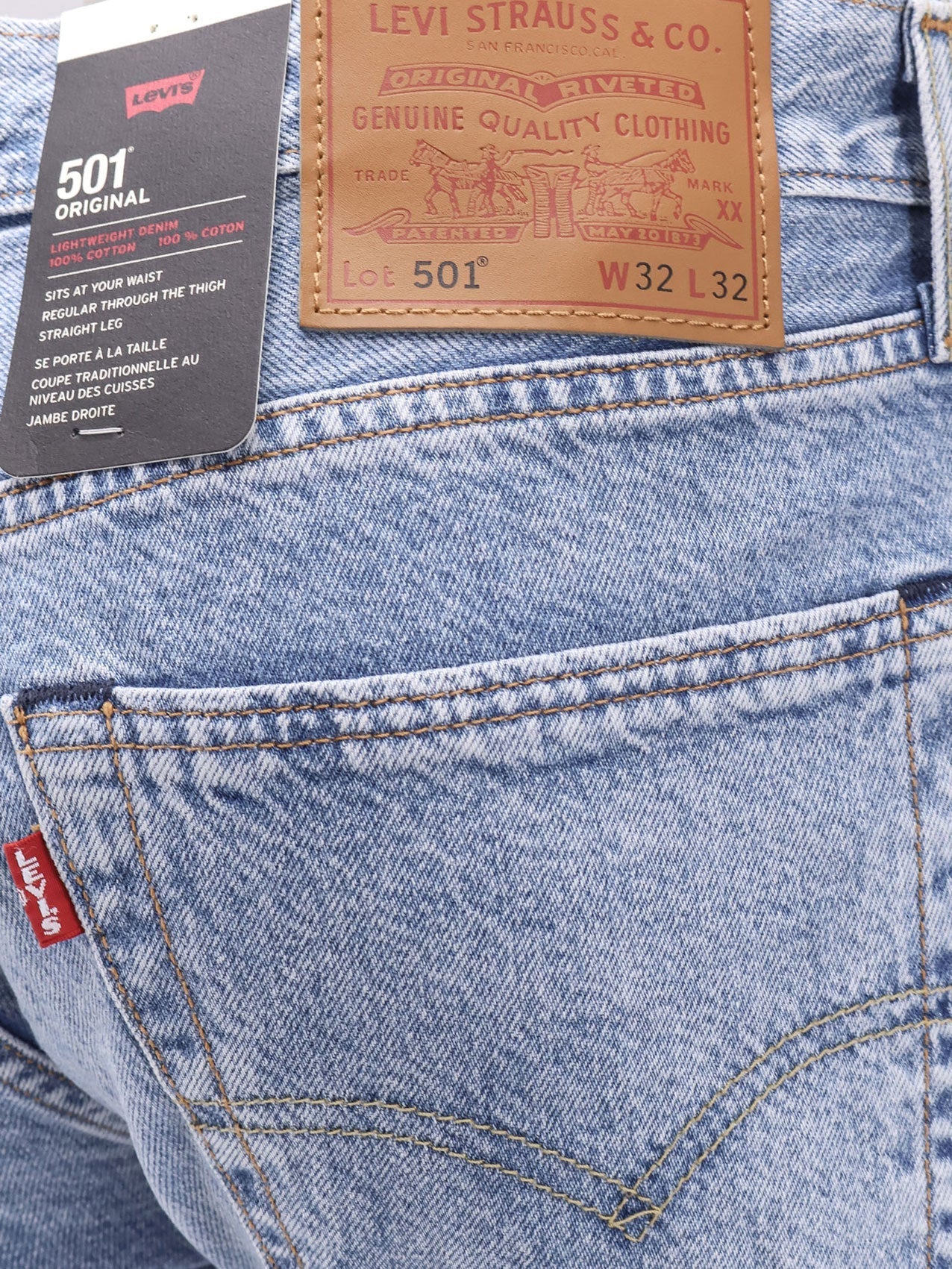 Levi's 501 Original Jeans  With Iconic Tag - Image 3