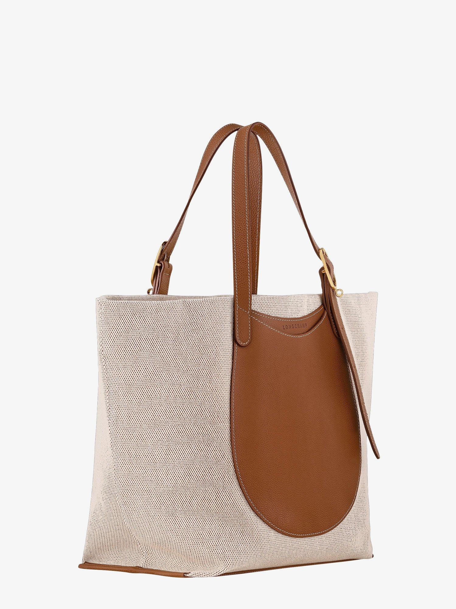 Longchamp Paris Canvas Le Foulonné Toile Shoulder Bag - Image 3
