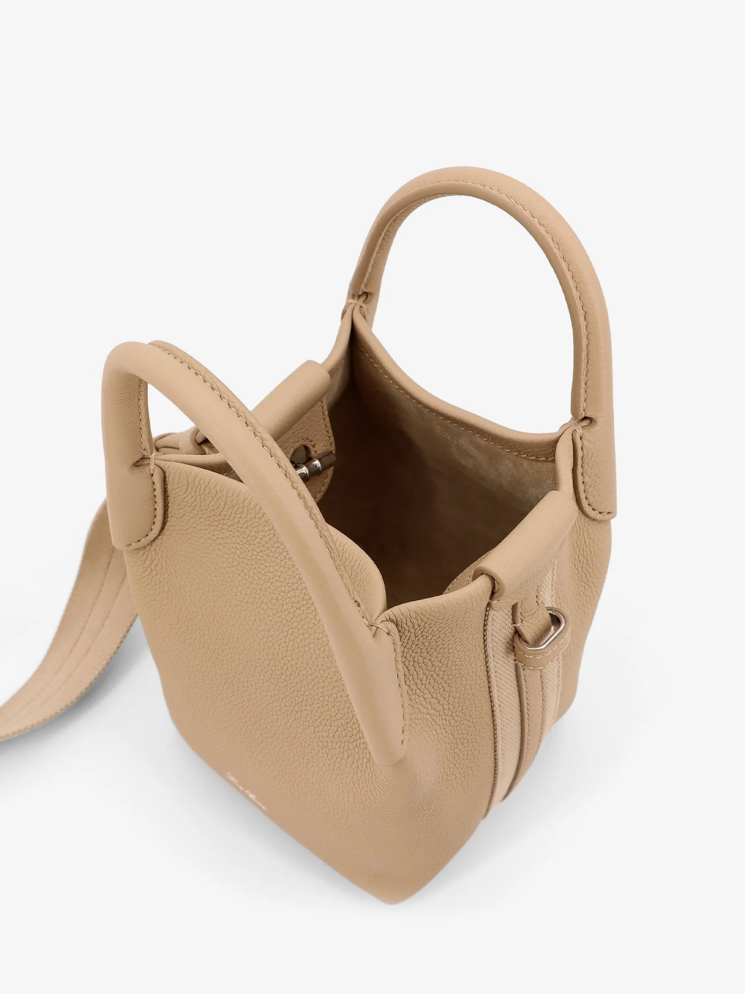 Loro Piana Bale Micro Leather Bucket Bag - Image 4