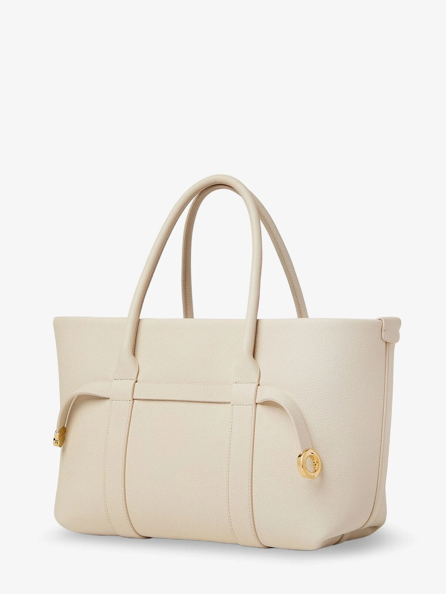 Loro Piana Ghiera Shopper Leather Handbag - Image 3