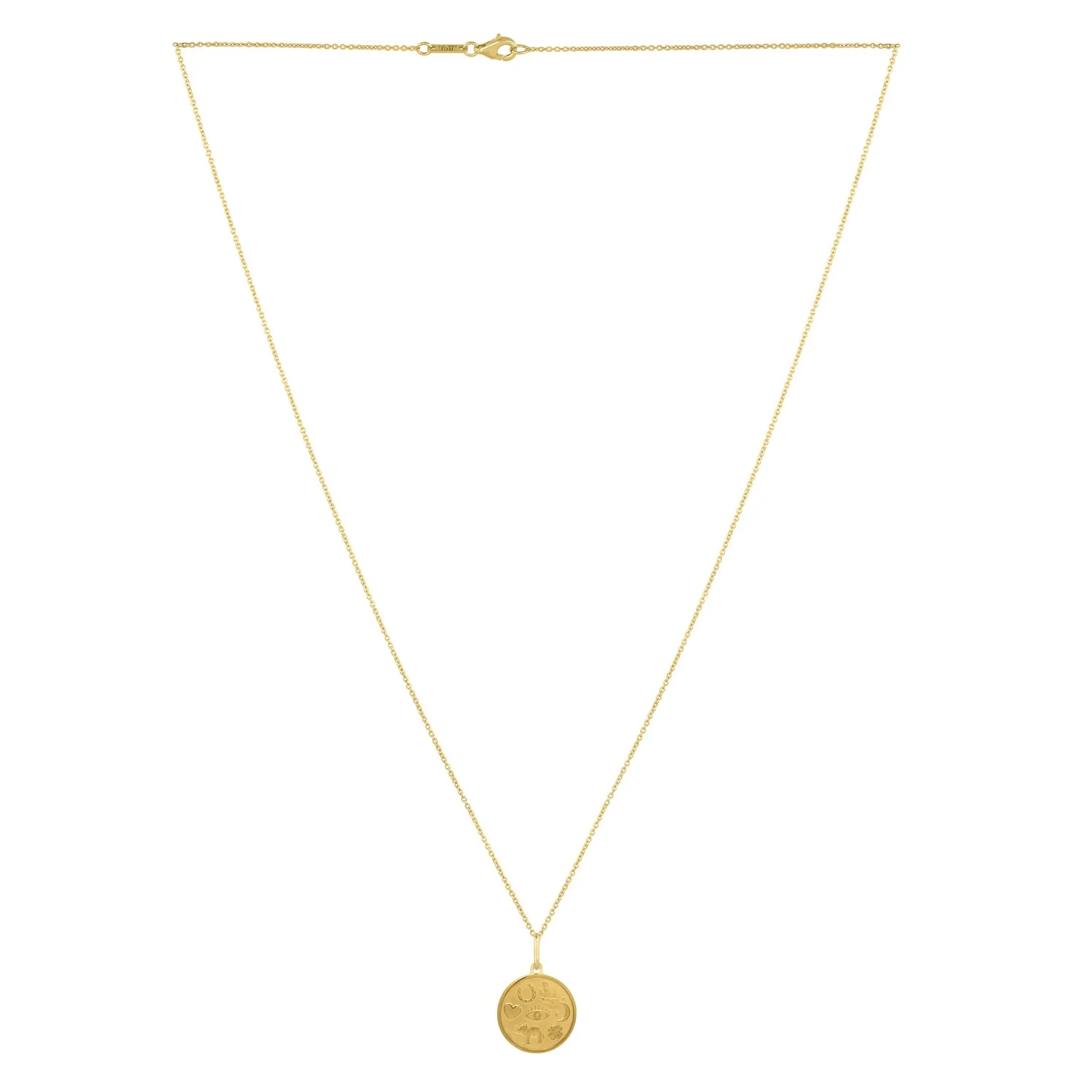 Lucky Charms Necklace in 14K Yellow Gold - Image 2