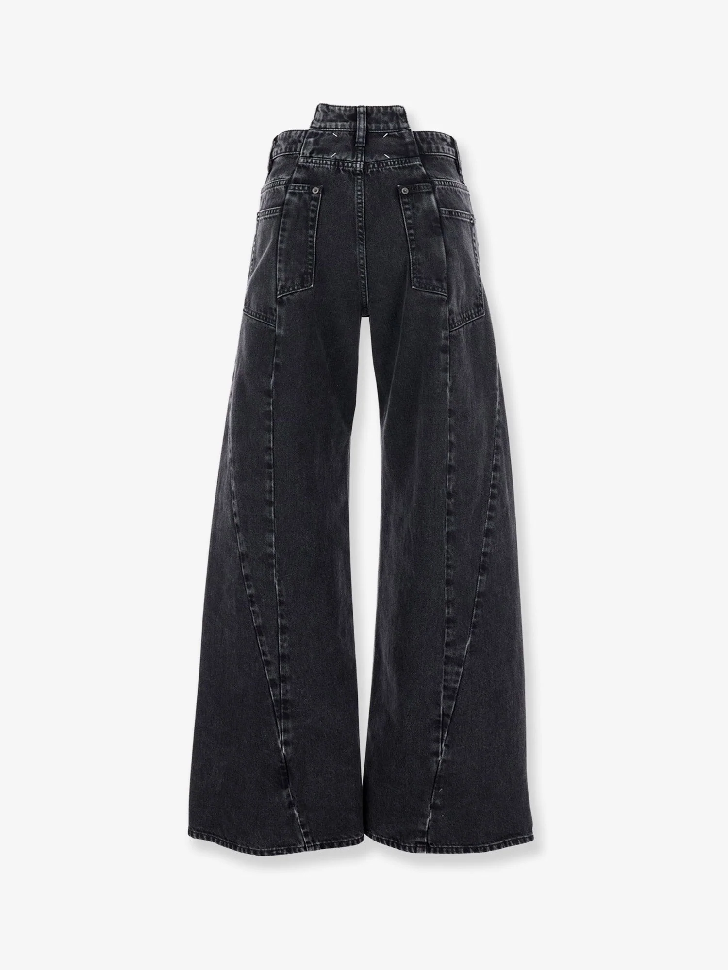 Maison Margiela Black Denim Trousers - Image 2