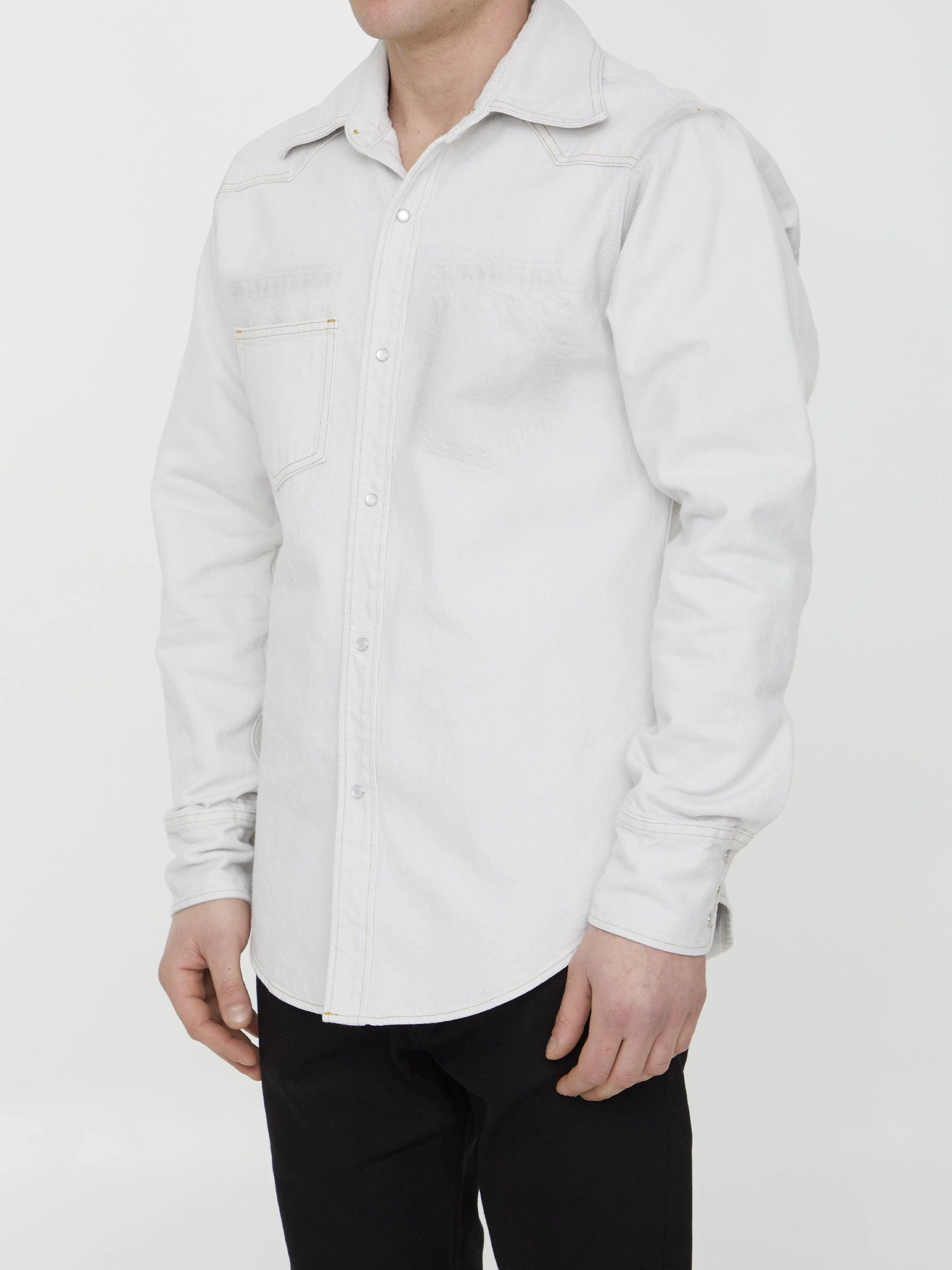 Maison Margiela Cotton Denim Shirt - Image 2