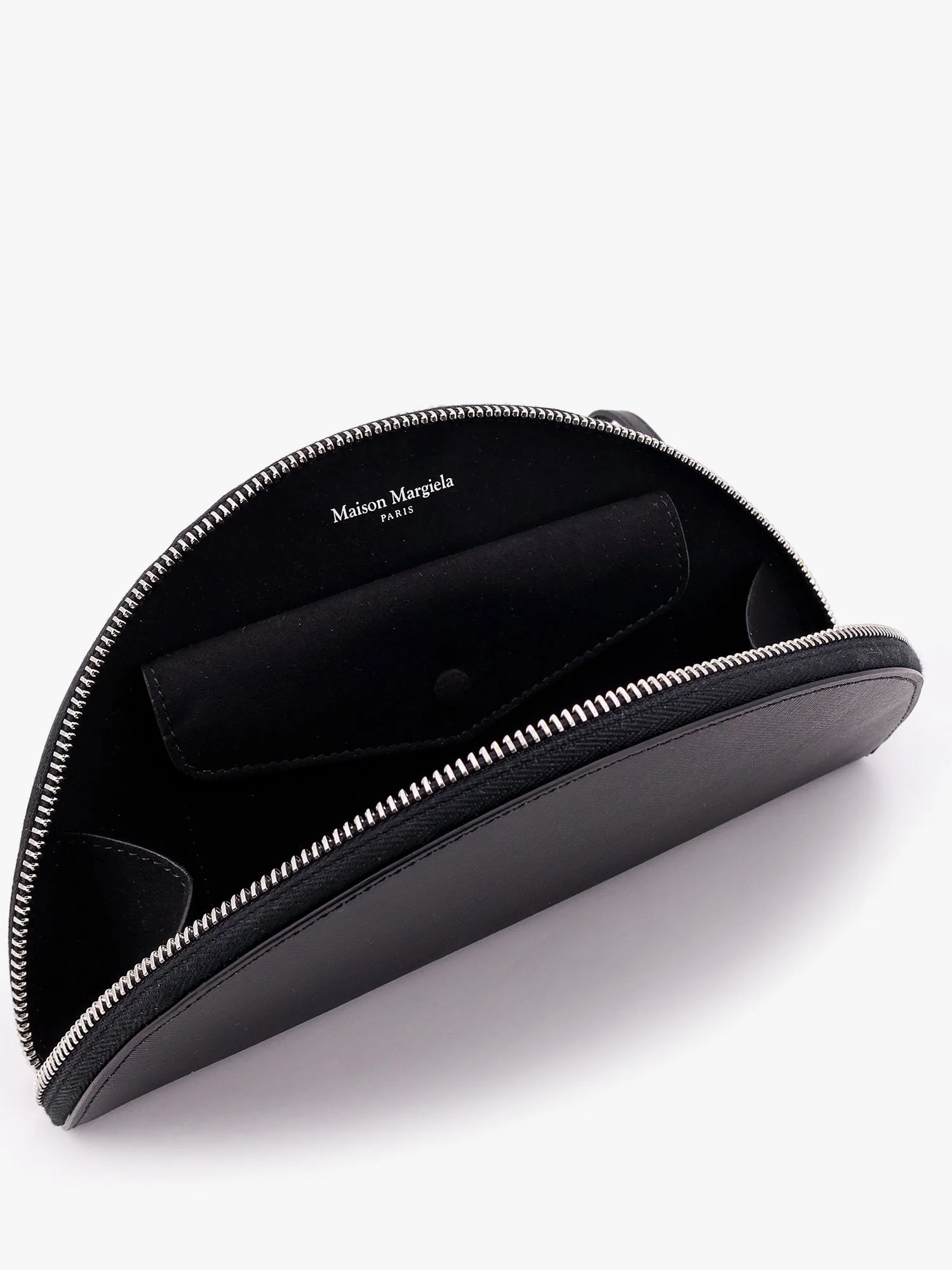Maison Margiela Leather Pochette With Iconic Four Stitched Detail - Image 5
