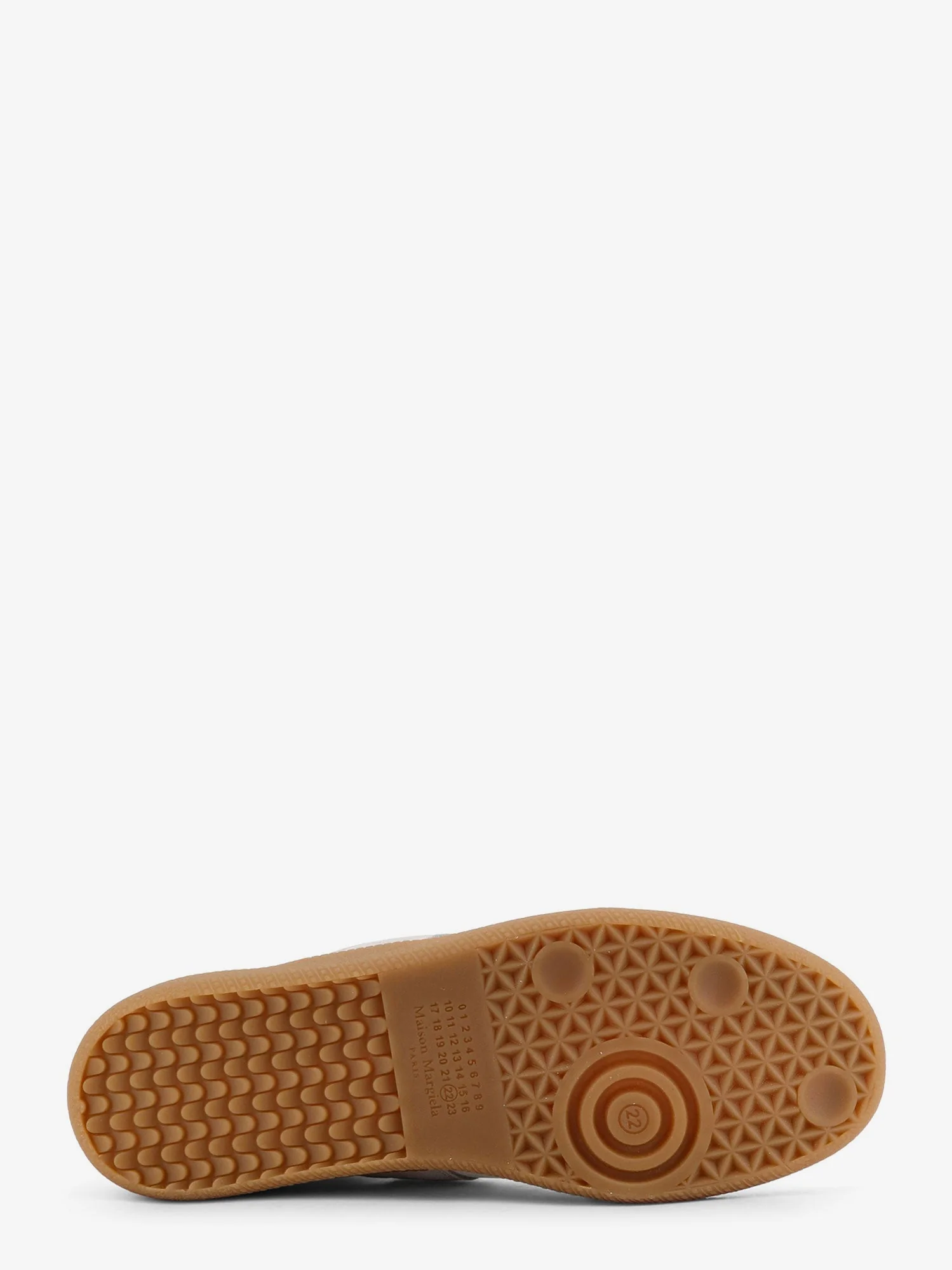Maison Margiela Replica Leather And Suede Low-Top Sneakers - Image 4