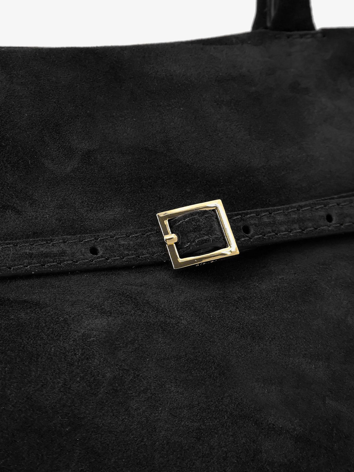Manu Atelier Le Cambon 35 Suede Handbag - Image 5