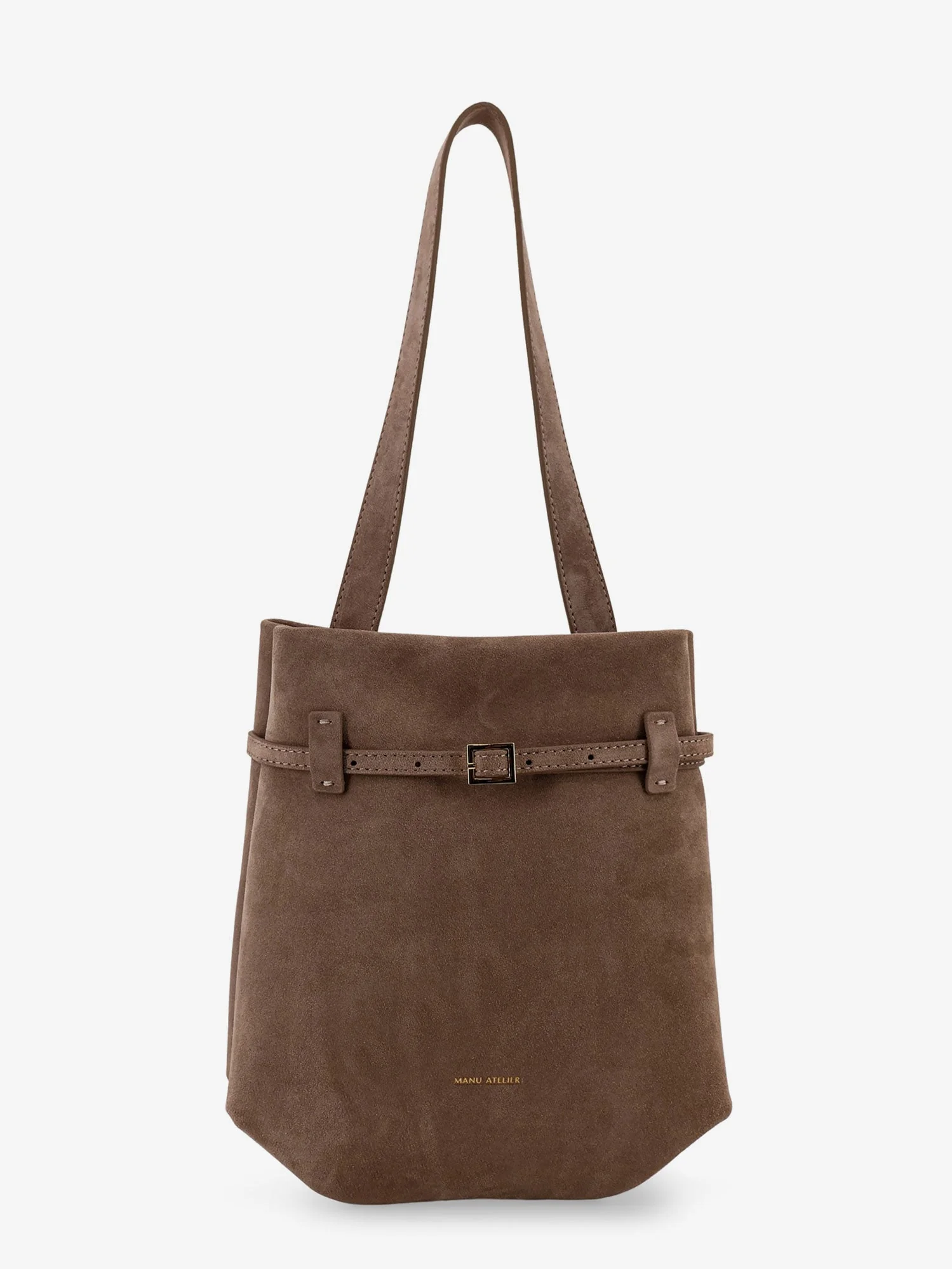 Manu Atelier Mini Tote Du Jour Suede Shoulder Bag