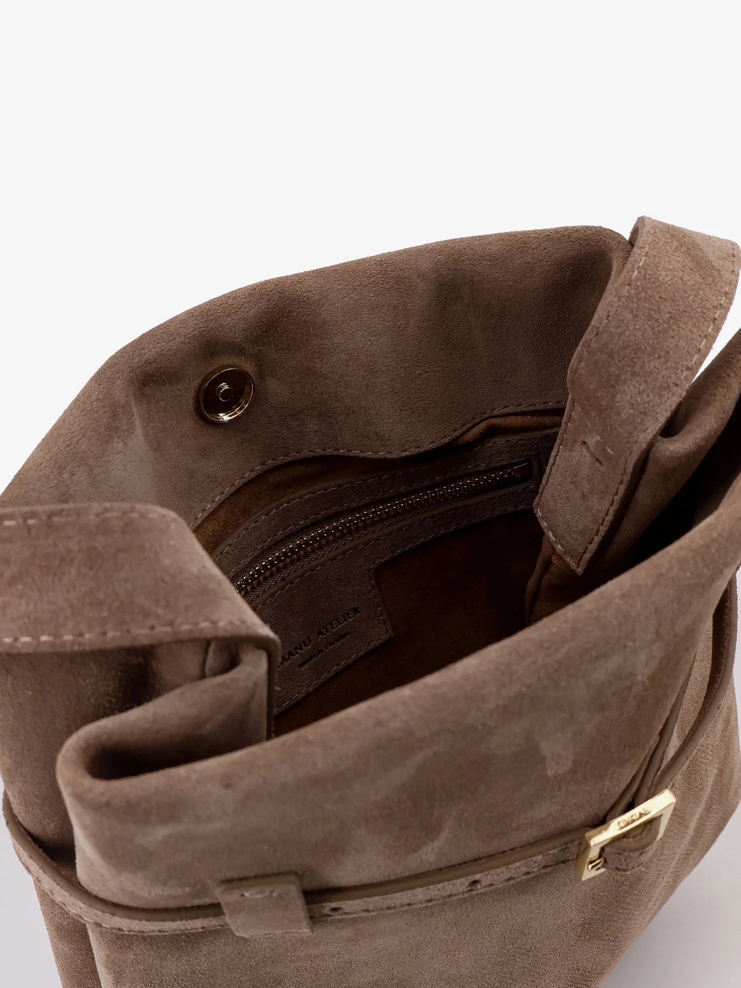 Manu Atelier Mini Tote Du Jour Suede Shoulder Bag - Image 4