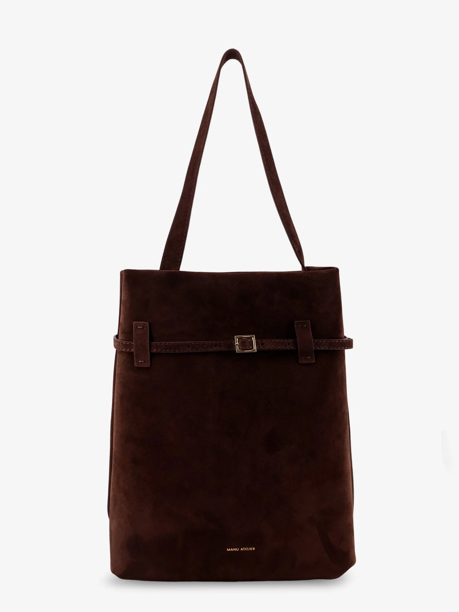 Manu Atelier Suede Tote Du Jour Shoulder Bag