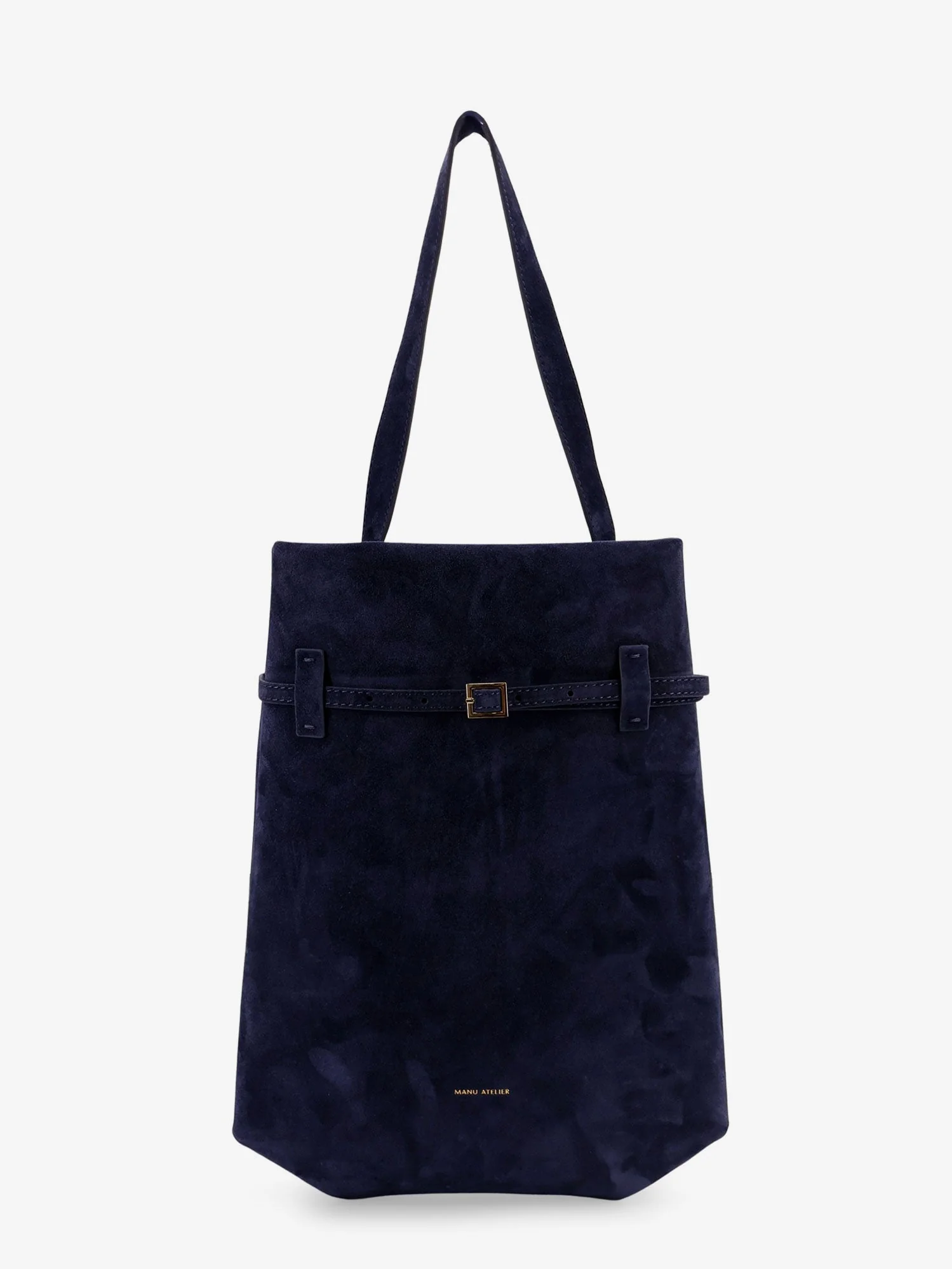 Manu Atelier Tote Du Jour Suede Shoulder Bag