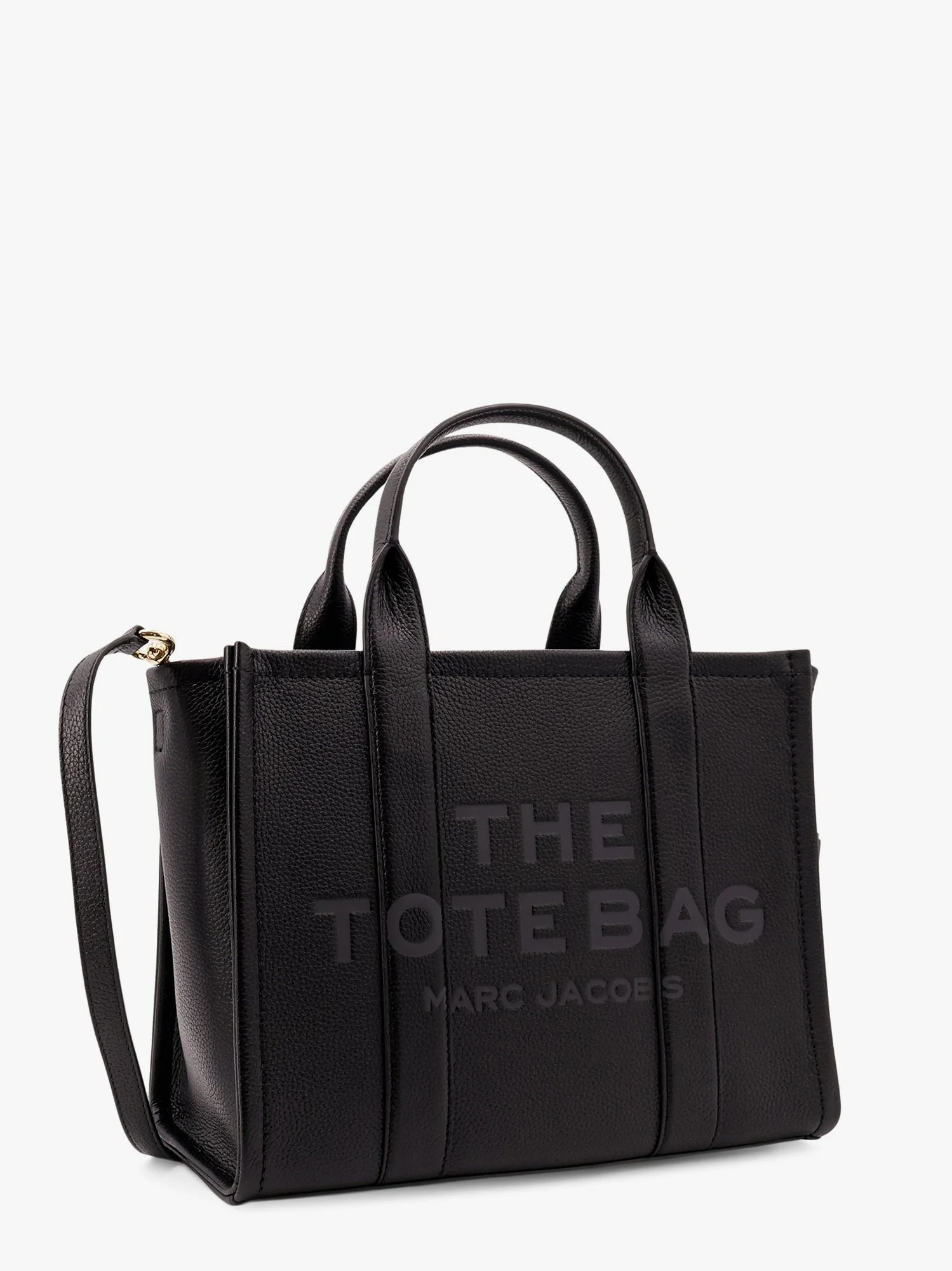 Marc Jacobs Leather Shoulder Bag With Logo On The Front - Image 8