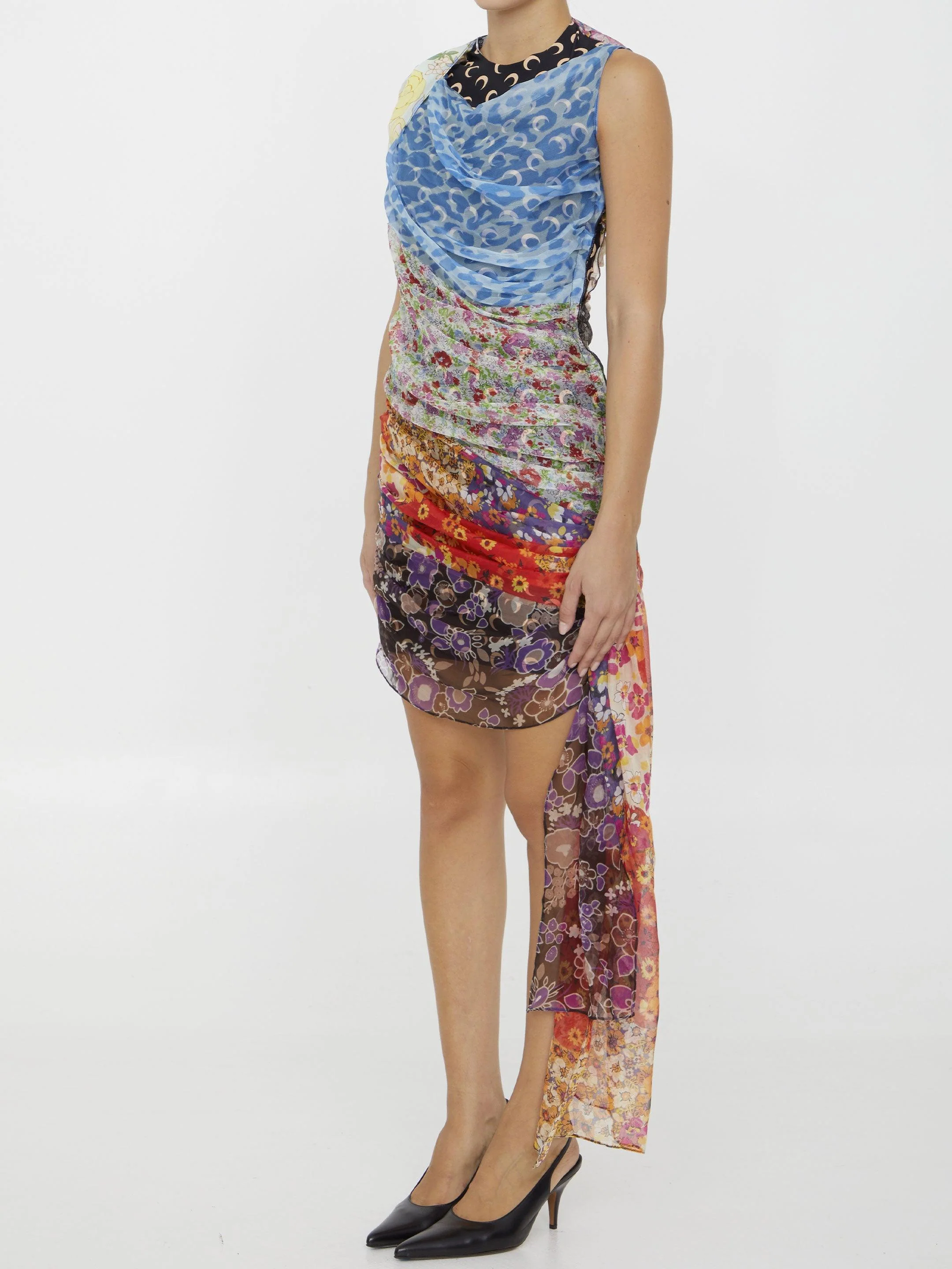 Marine Serre Regenerated Scarves Dress - Image 2