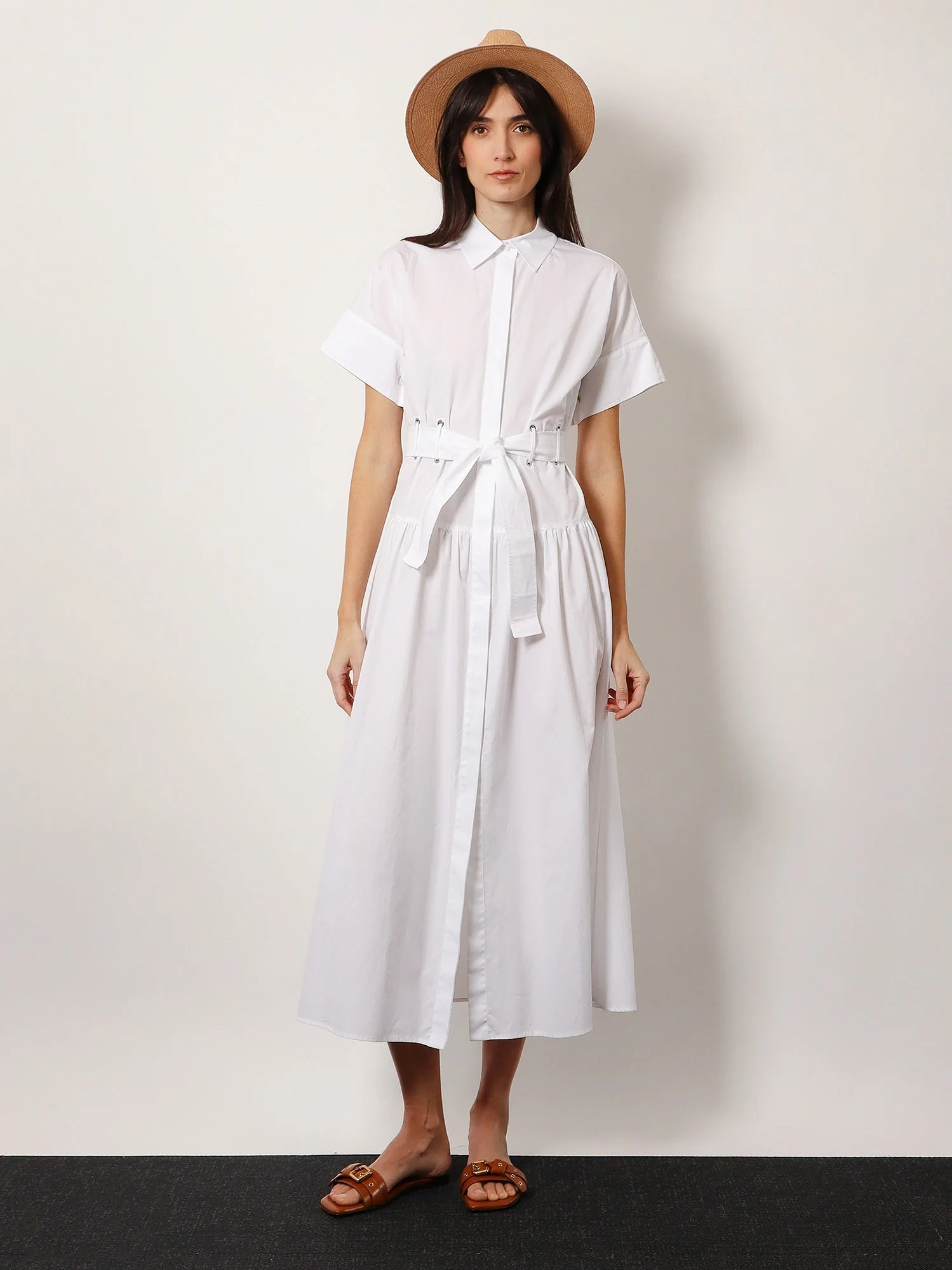 Max Mara Agoraio Cotton Chemisier Dress - Image 4