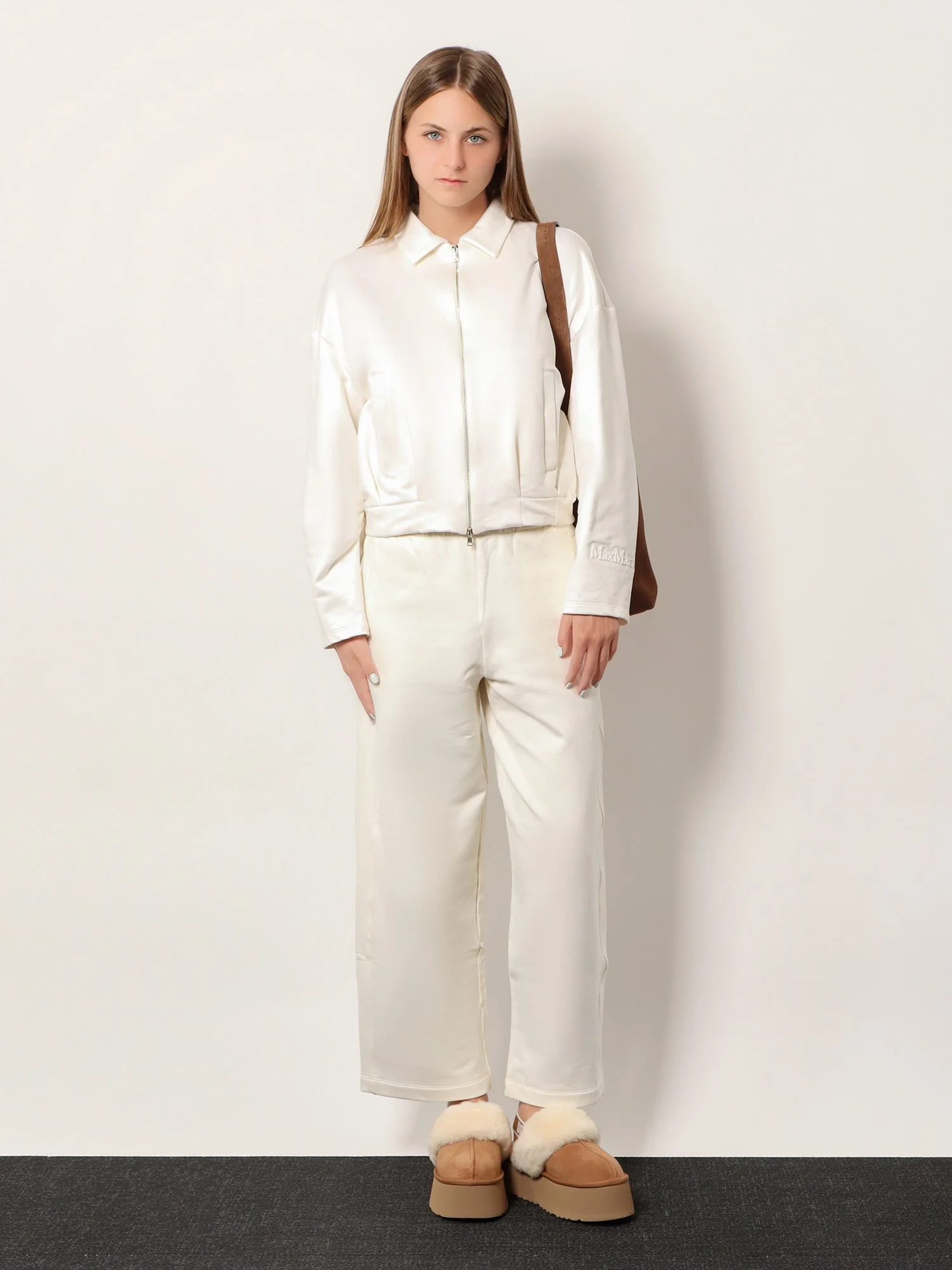 Max Mara Argenta Silk And Cotton Sweatshirt - Image 2