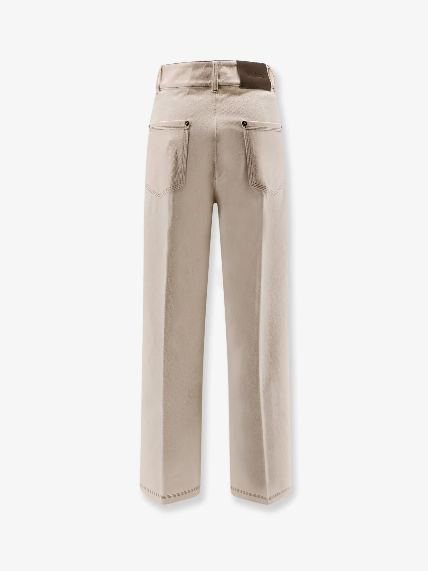 Max Mara Cotton Blend Mxpribes Trousers - Image 2