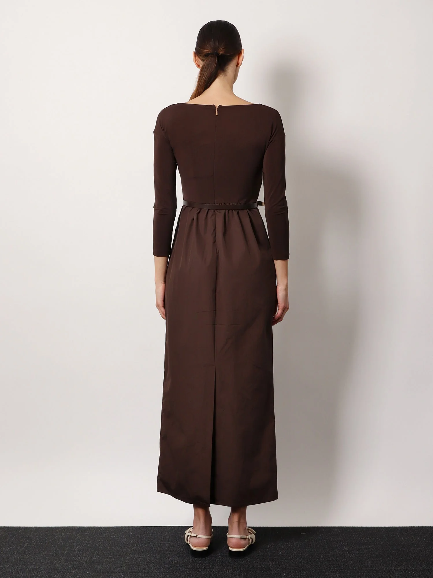 Max Mara Kaiser Cotton Poplin And Jersey Dress - Image 3