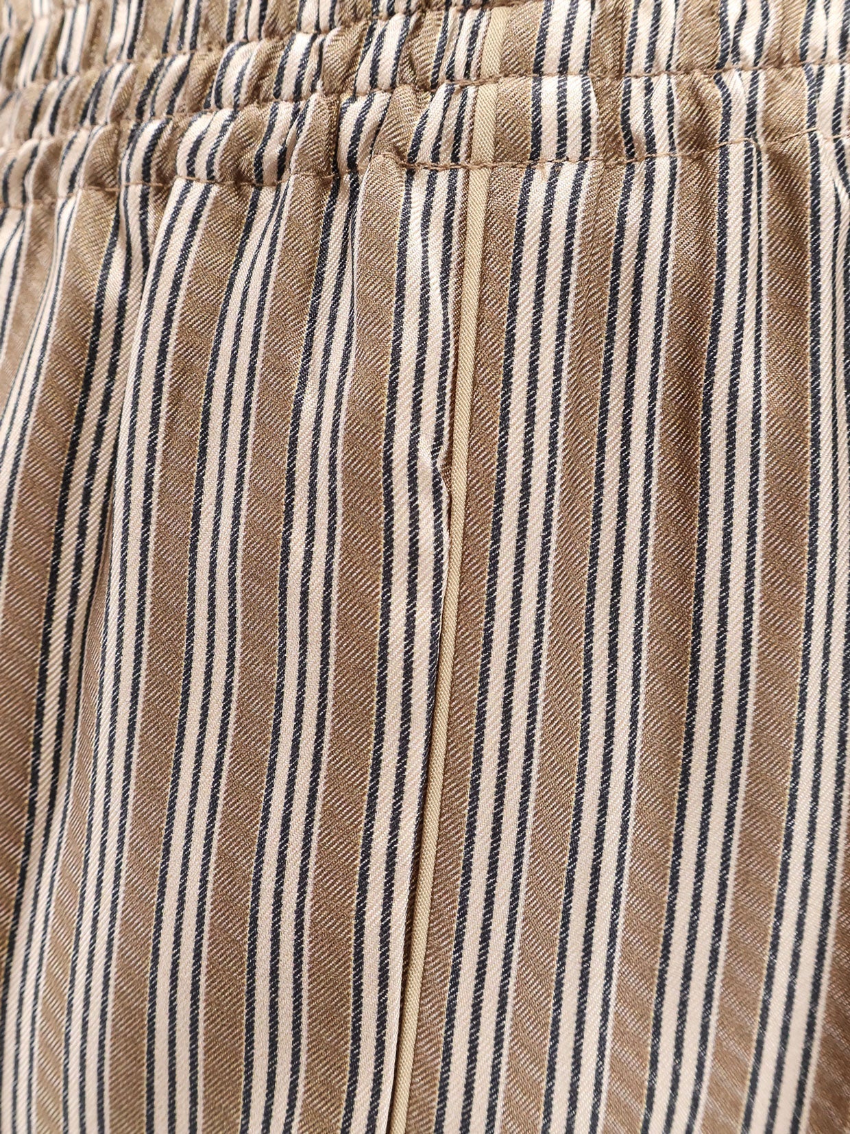 Max Mara Ladino Striped Silk Trousers - Image 3