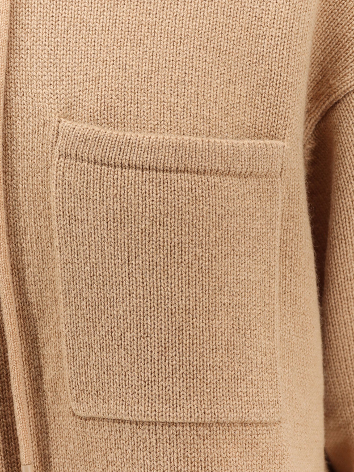Max Mara Liana Wool And Cashmere Hooded Sweater - Image 3