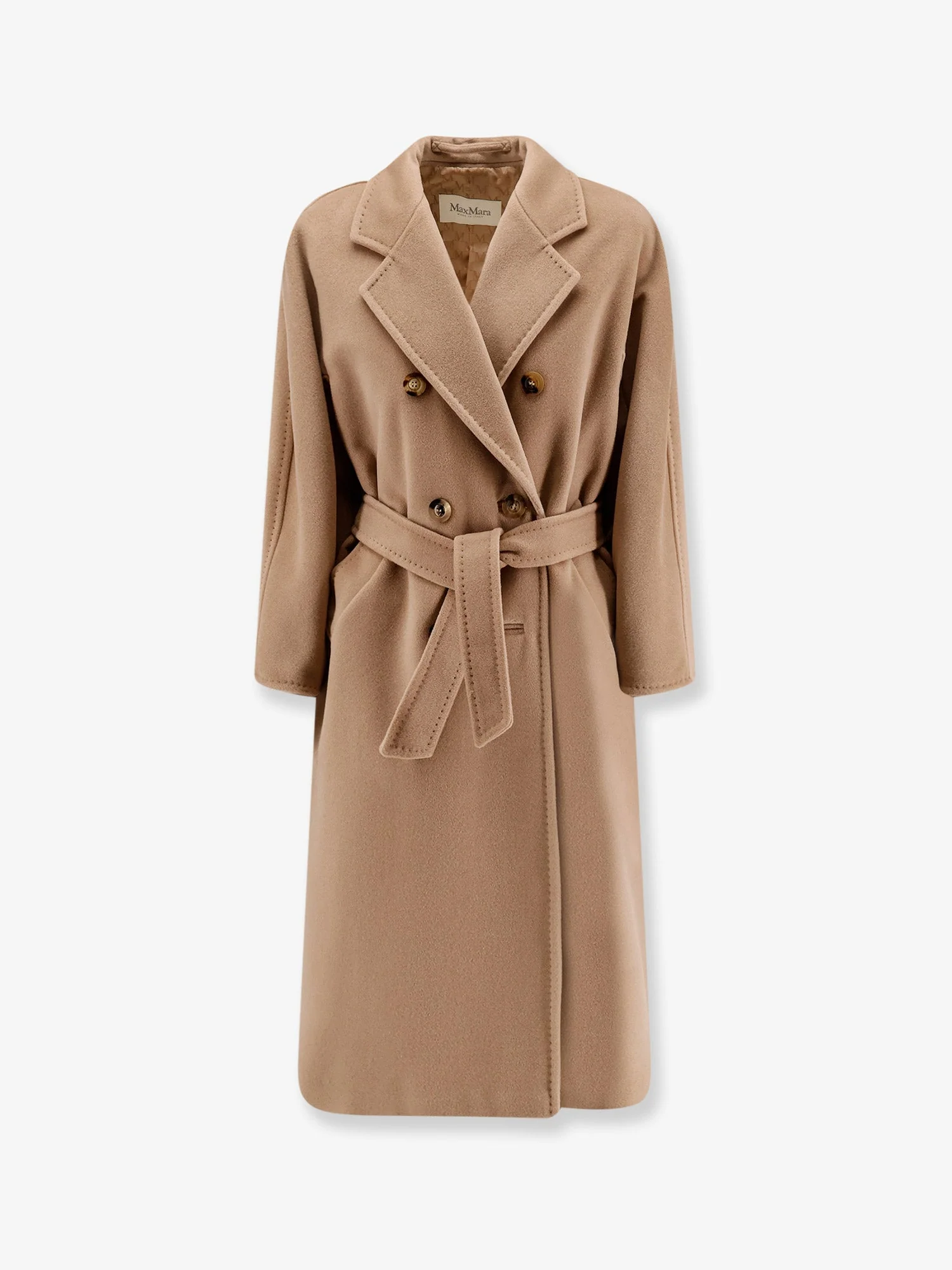 Max Mara Madame Double-Breasted Wool And Cashmere Coat - Image 4