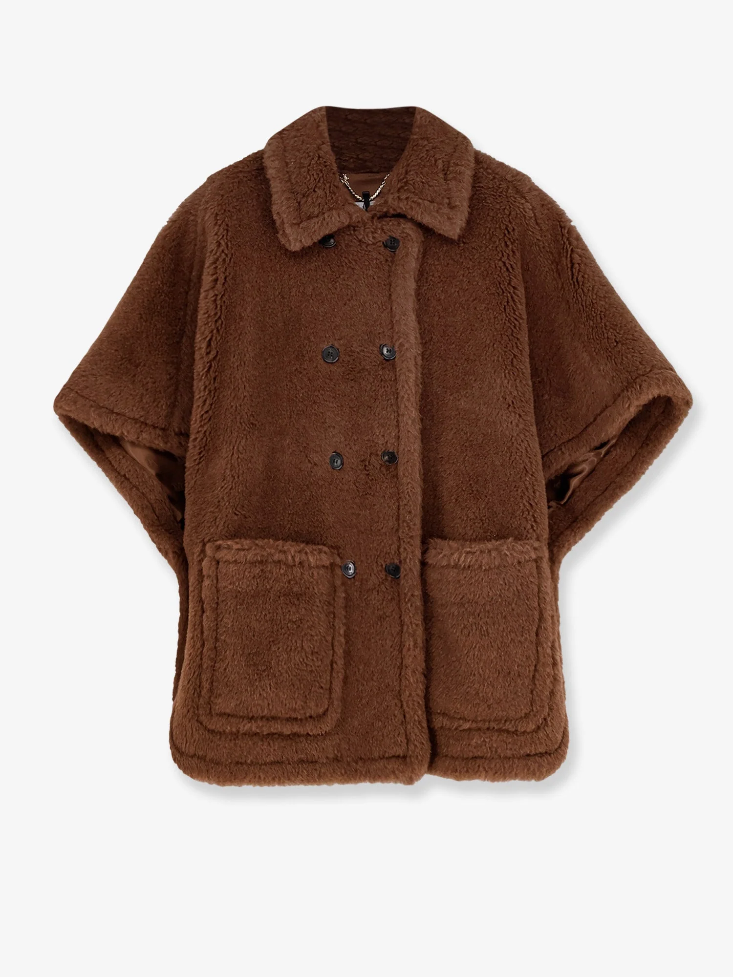 Max Mara Mxacavallo Alpaca, Cashmere And Silk Cape - Image 4