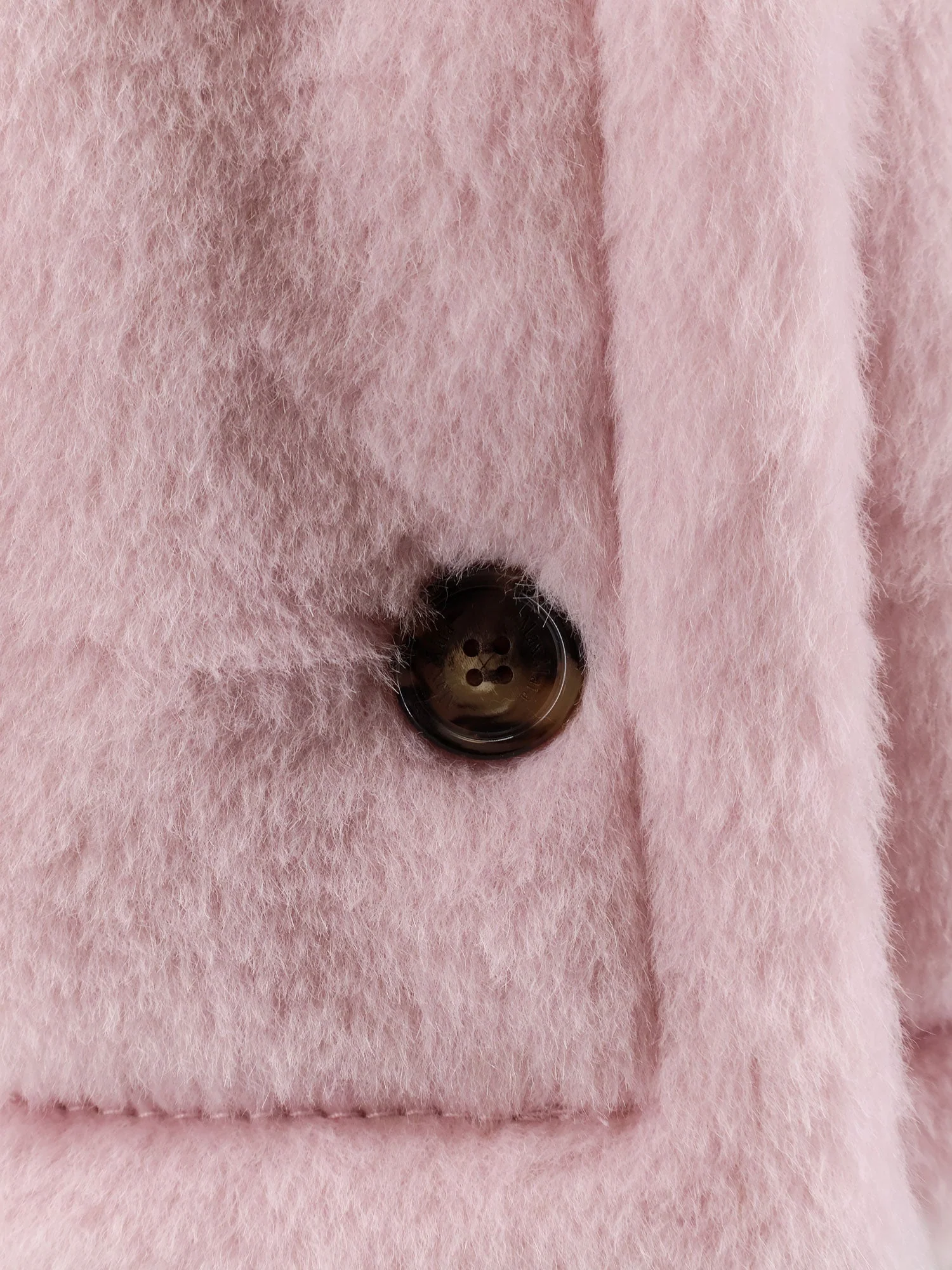 Max Mara Mxacorvino1 Alpaca And Virgin Wool Fur Cape - Image 3