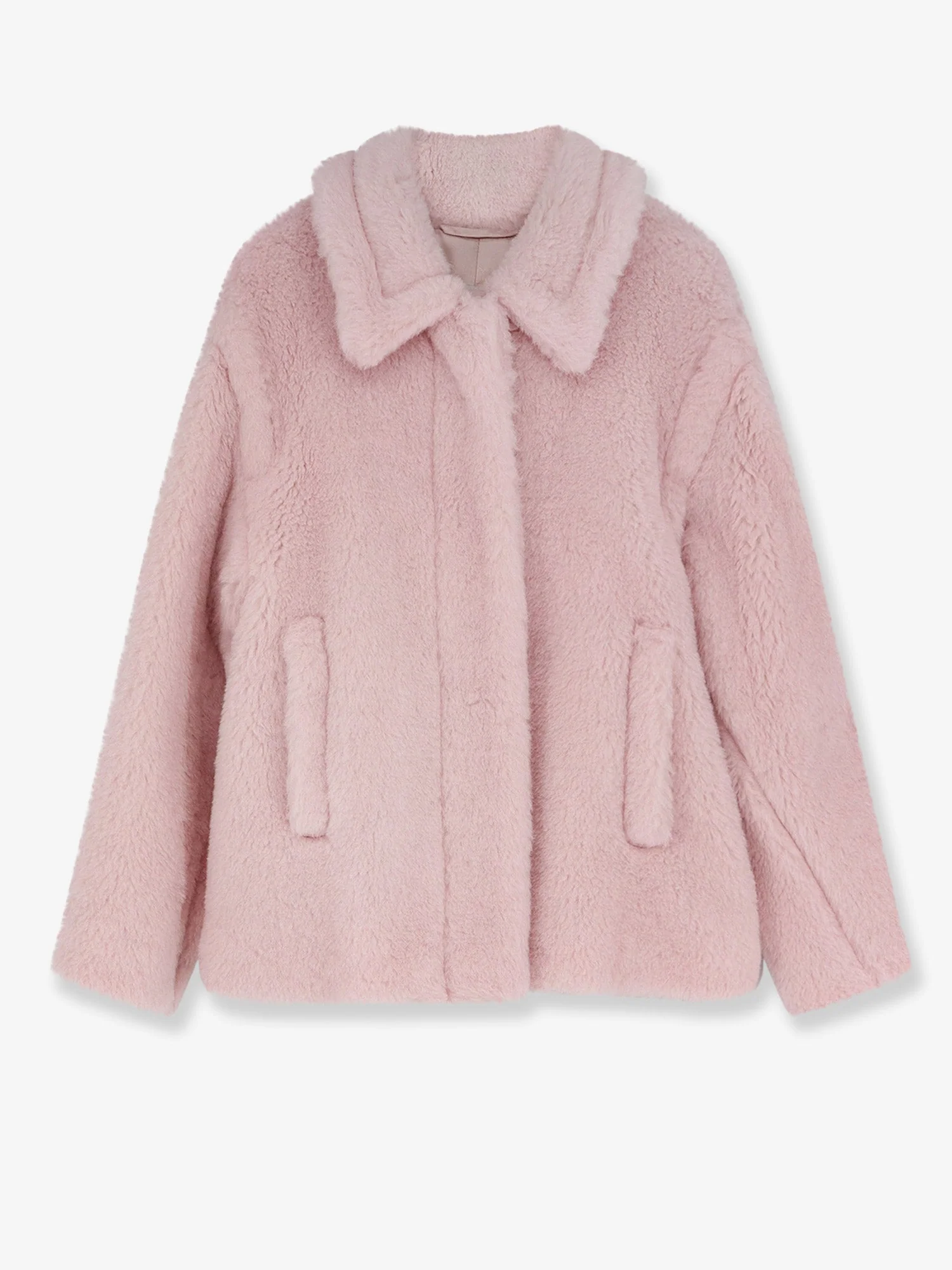 Max Mara Mxmfuggito Alpaca, Virgin Wool And Silk Jacket - Image 4